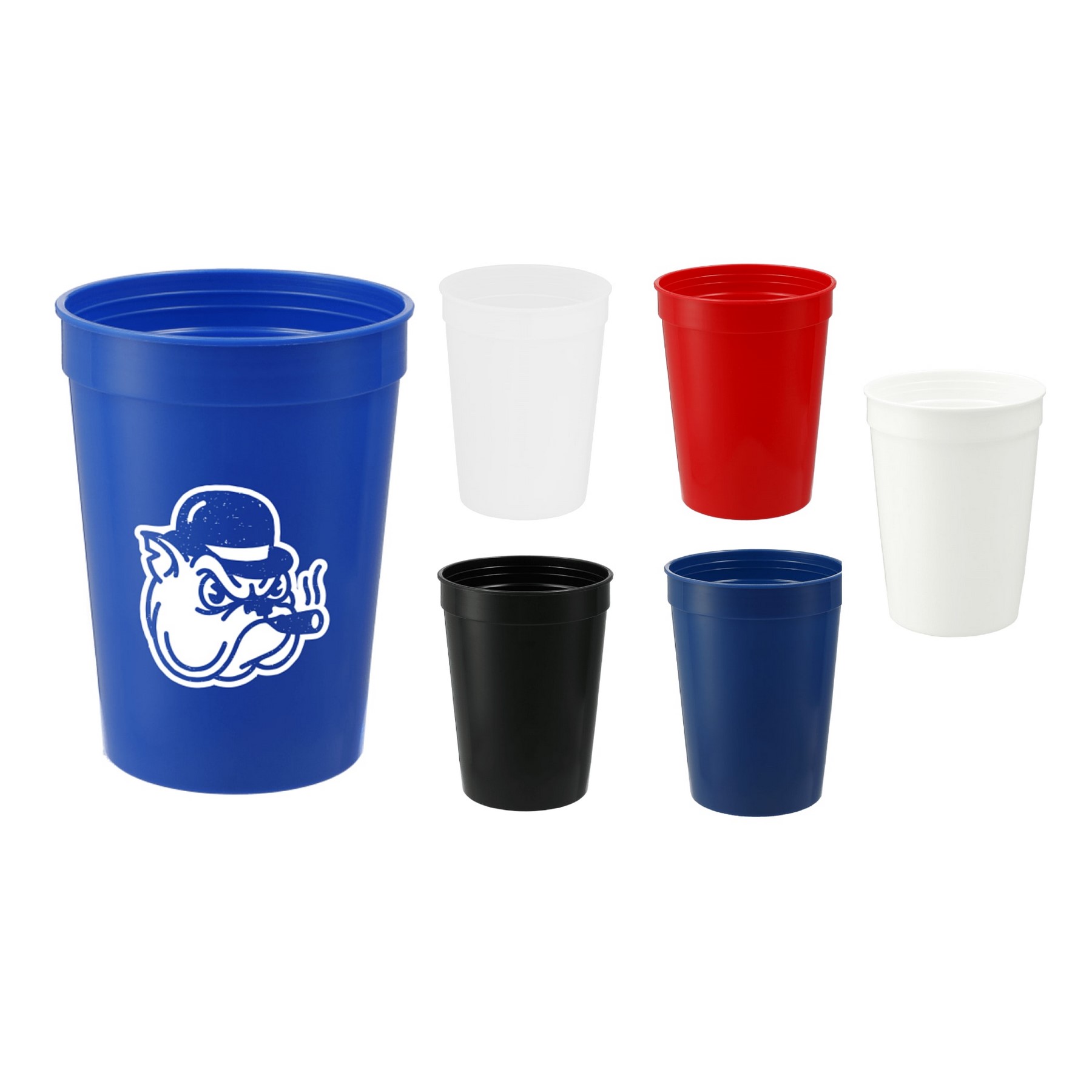 Picture of Solid 12oz Recycled Stadium Cup