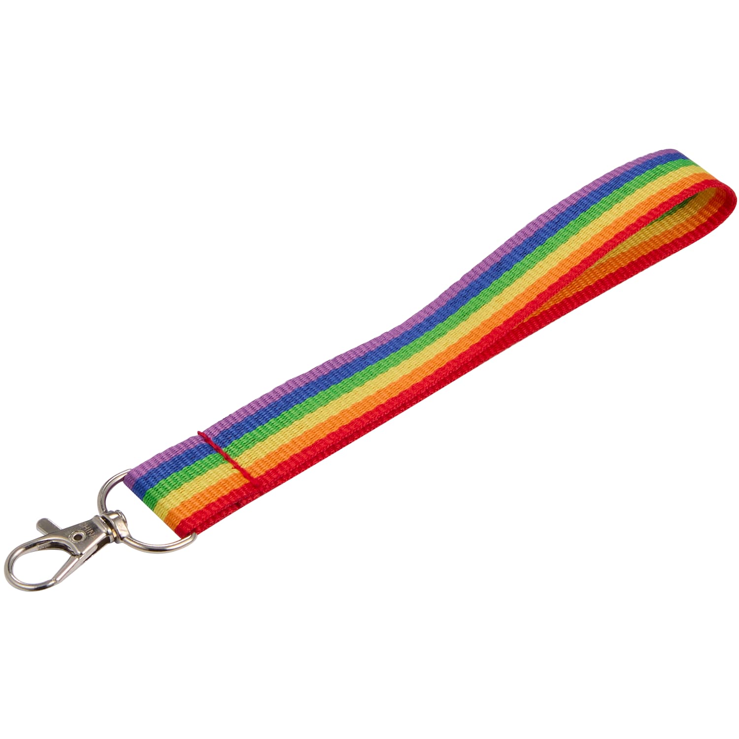 Picture of Rainbow Recycled Wrist Lanyard