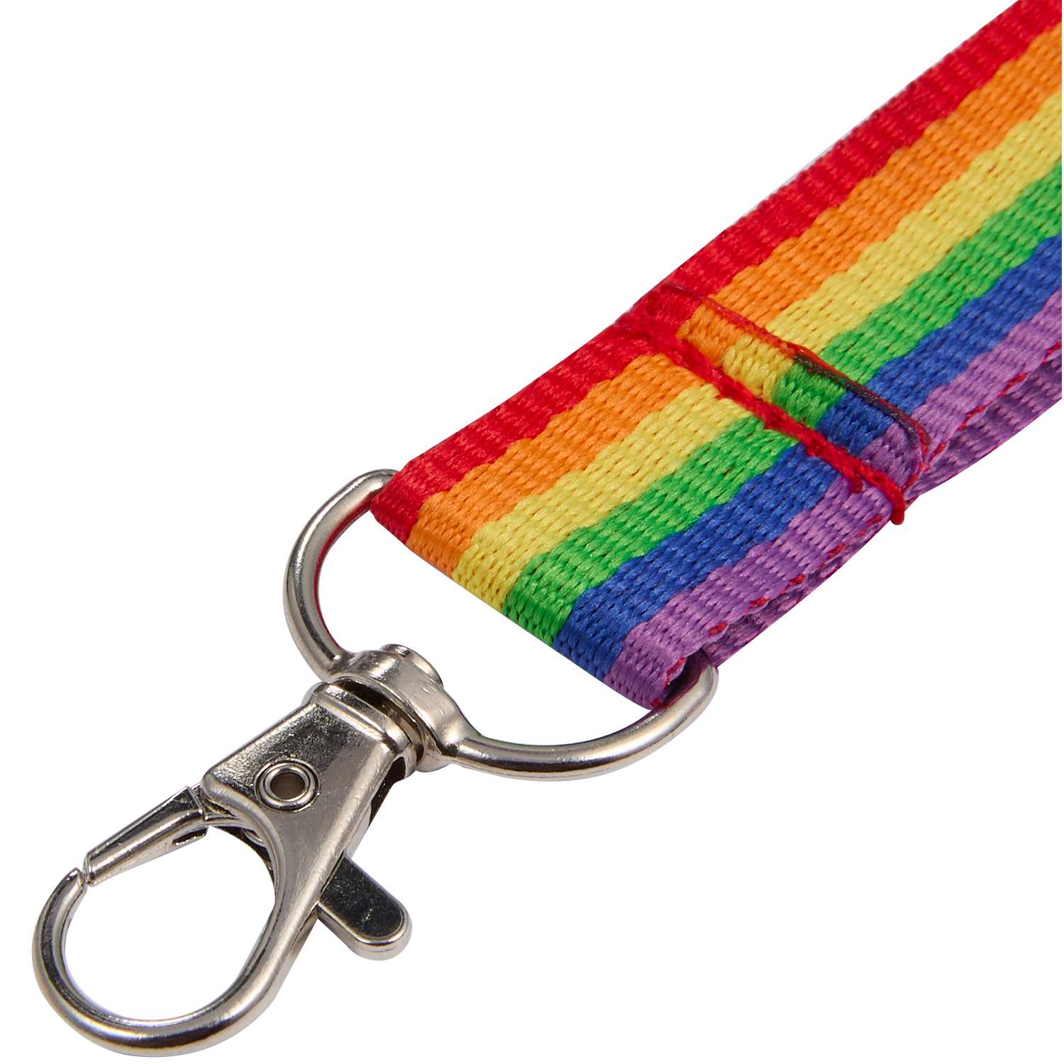 Picture of Rainbow Recycled Wrist Lanyard