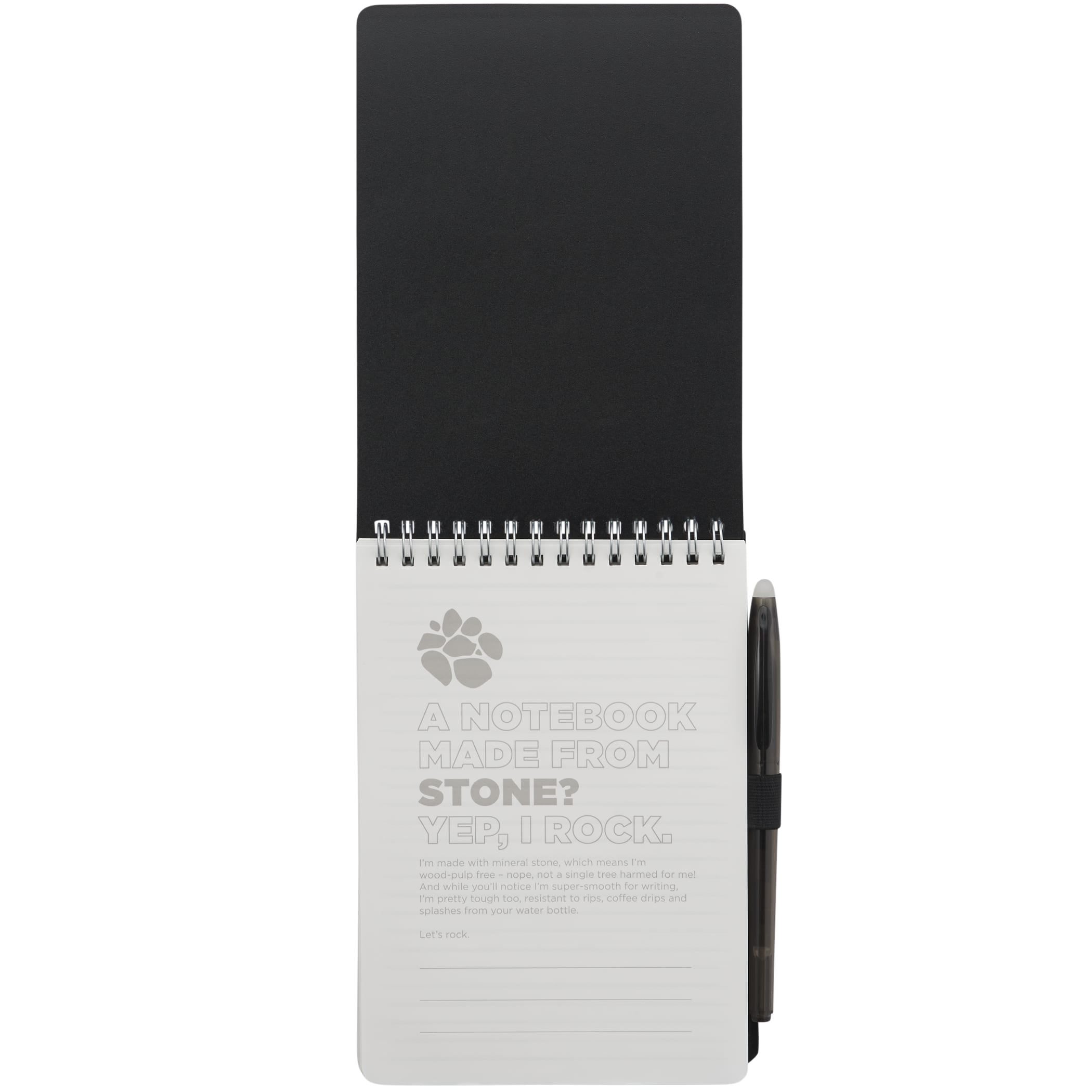 Picture of 5'' x 7'' Mineral Stone Field Reporter Notebook with Pen