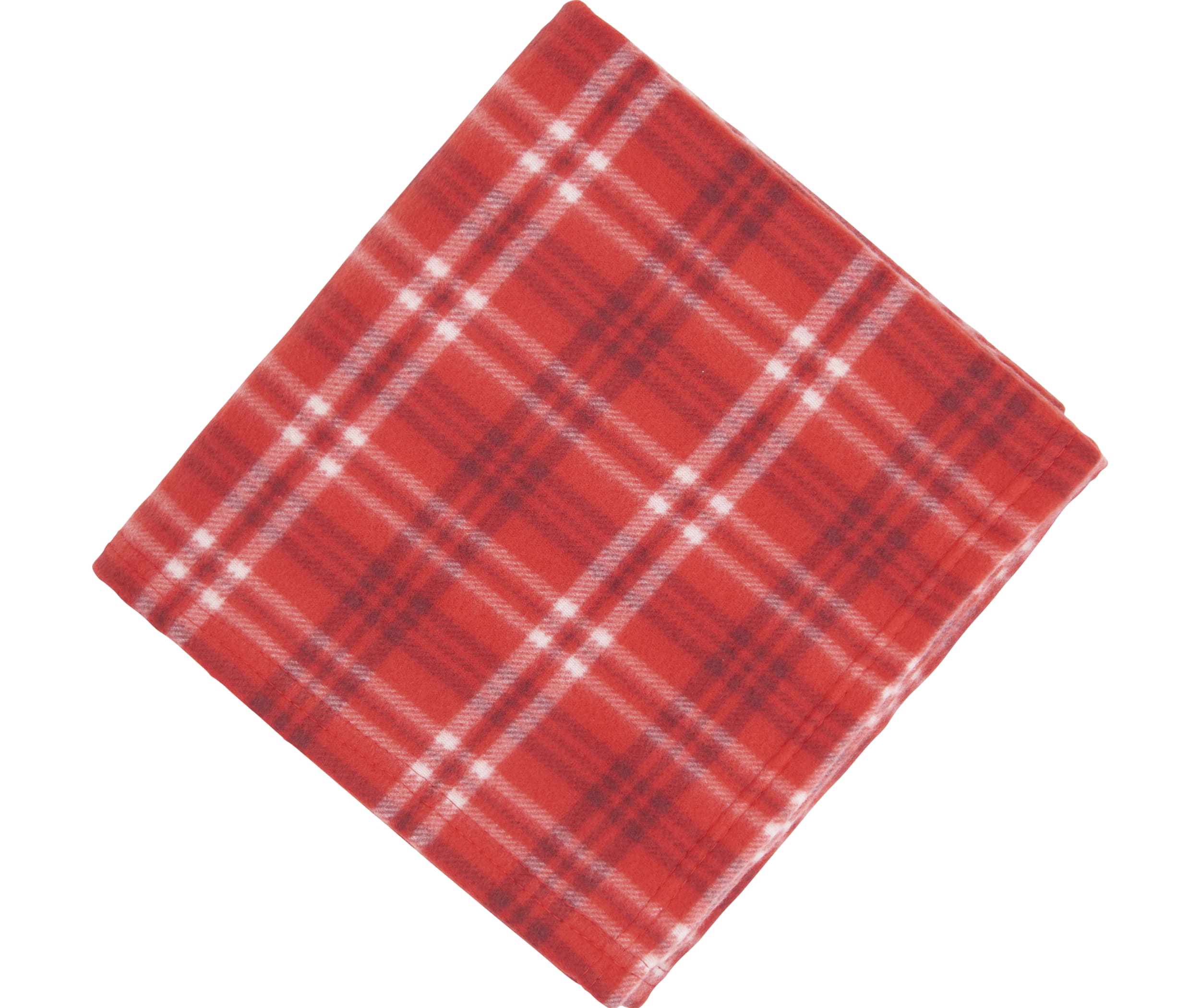 Picture of Rollable Plaid Fleece Throw Blanket 50'' x 60'' Unfolded