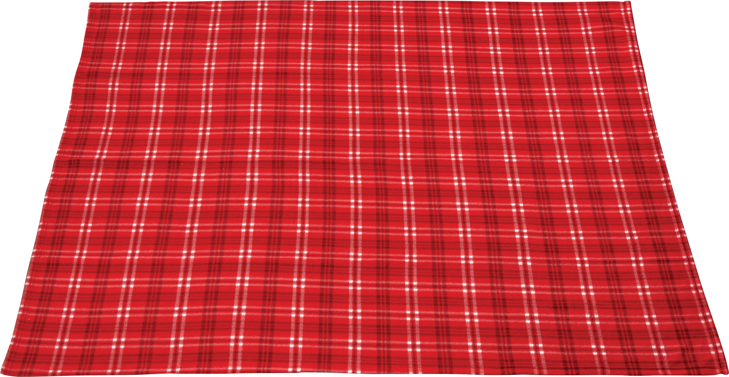 Picture of Rollable Plaid Fleece Throw Blanket 50'' x 60'' Unfolded
