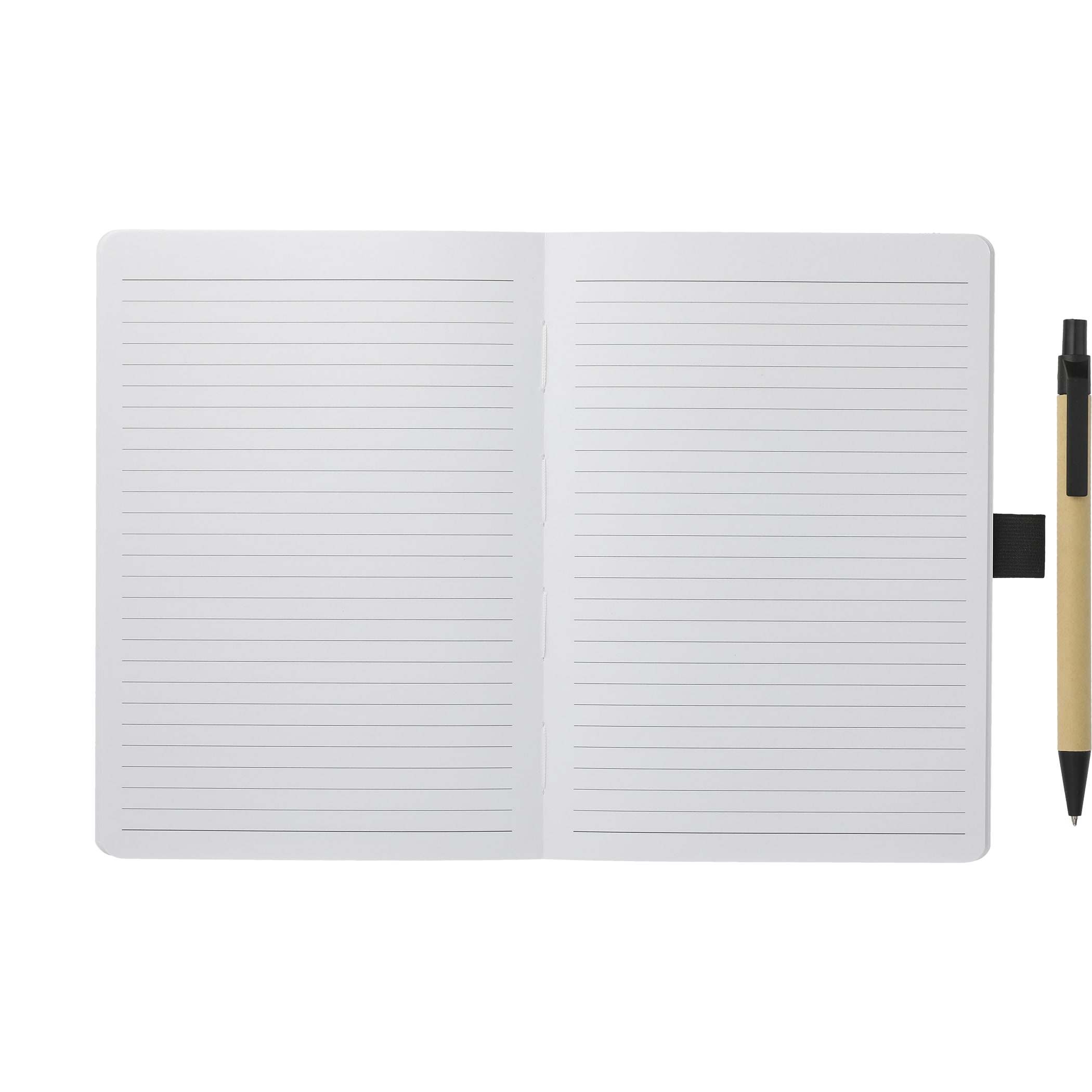 Picture of 5'' x 7'' FSC® Recycled Notebook and Pen Set