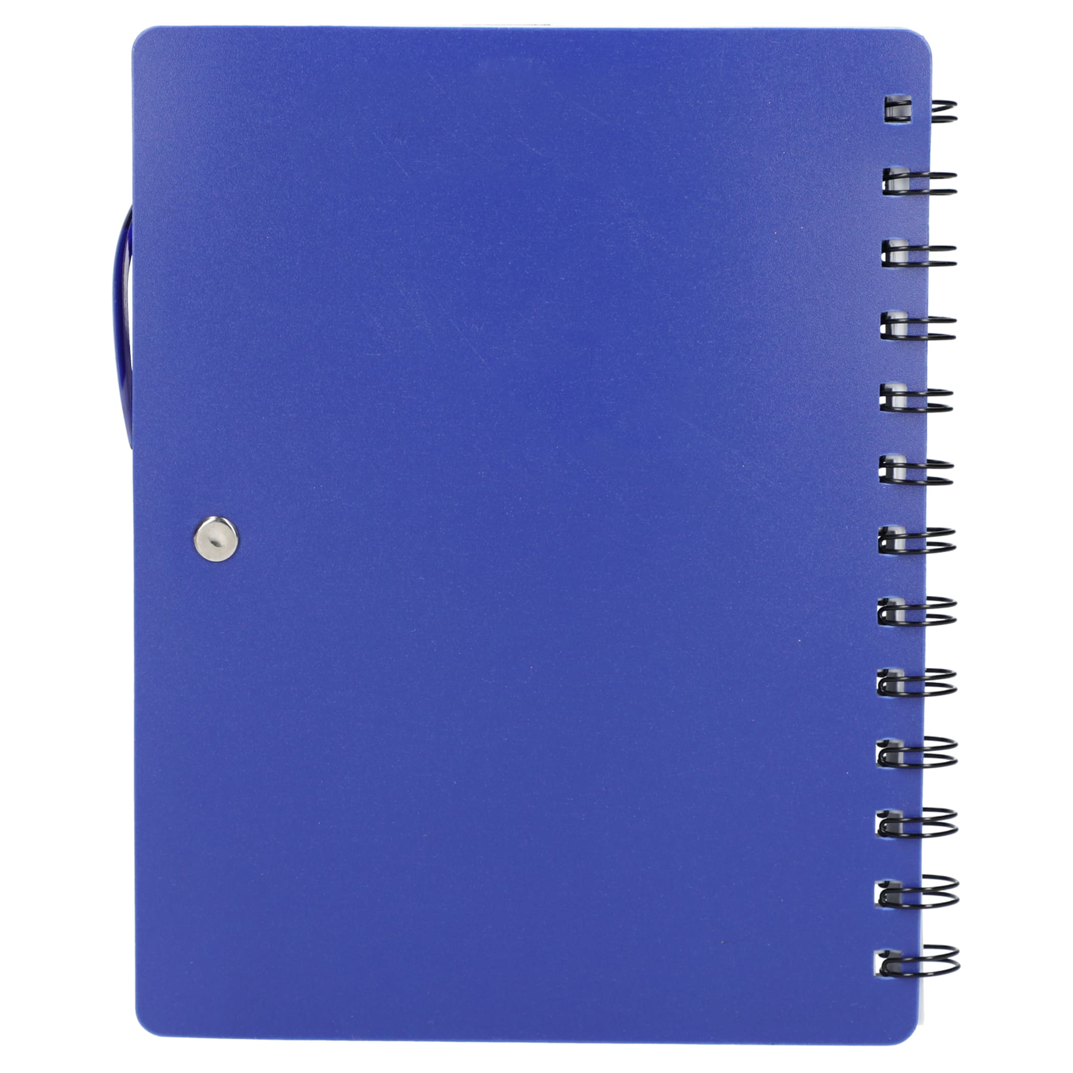 Picture of 5'' x 7'' Recycled Dual Pocket Spiral Notebook w Pen