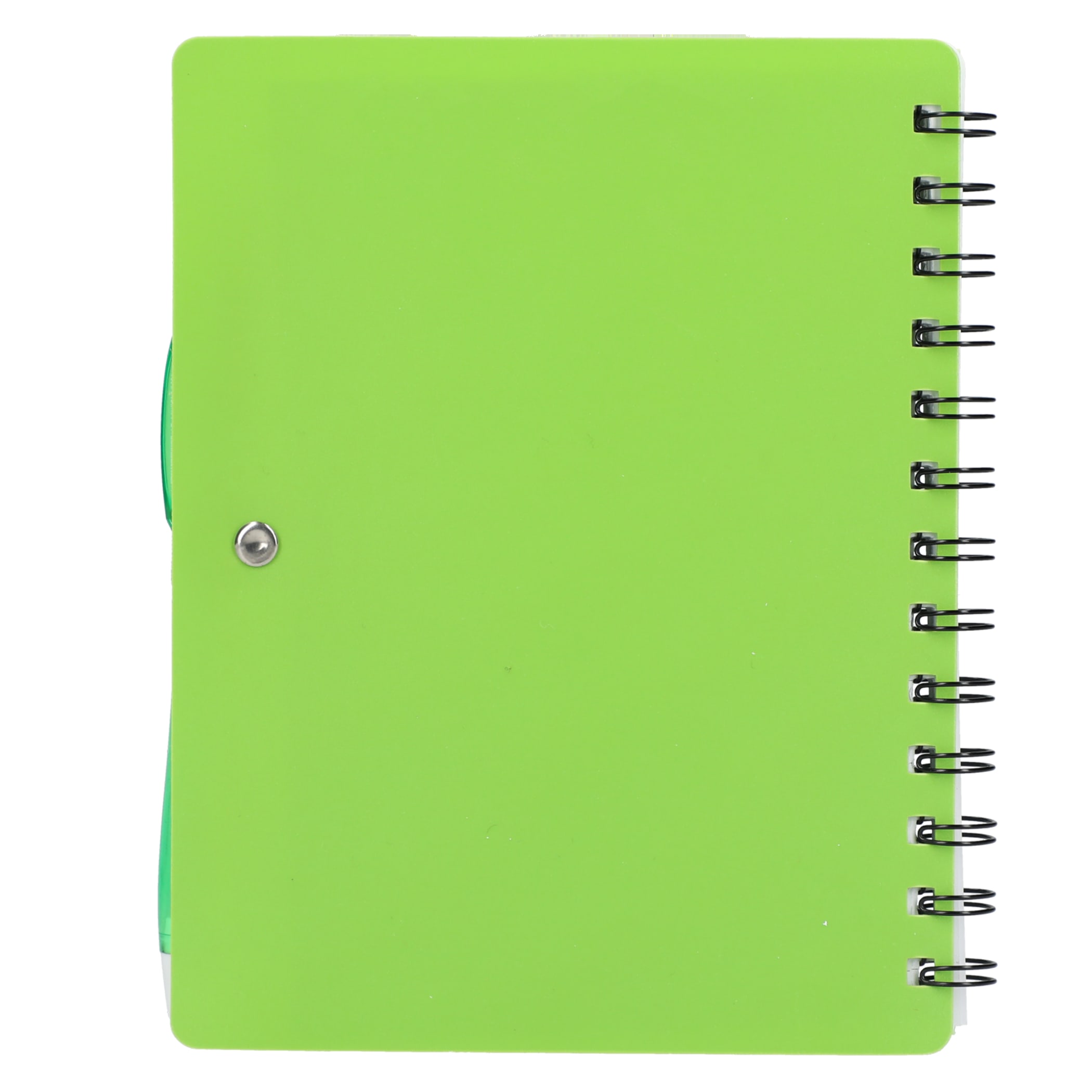 Picture of 5'' x 7'' Recycled Dual Pocket Spiral Notebook w Pen