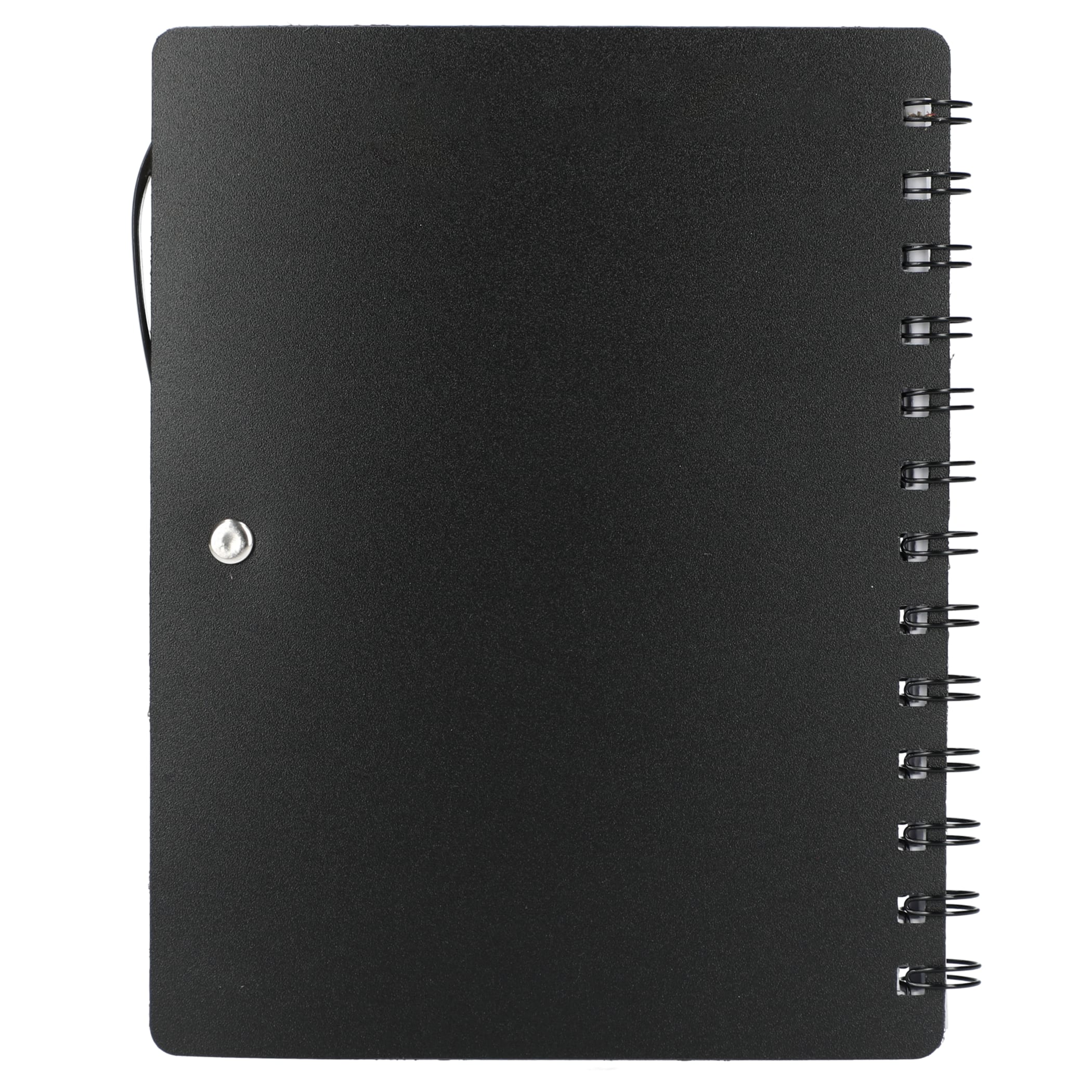 Picture of 5'' x 7'' Recycled Dual Pocket Spiral Notebook w Pen