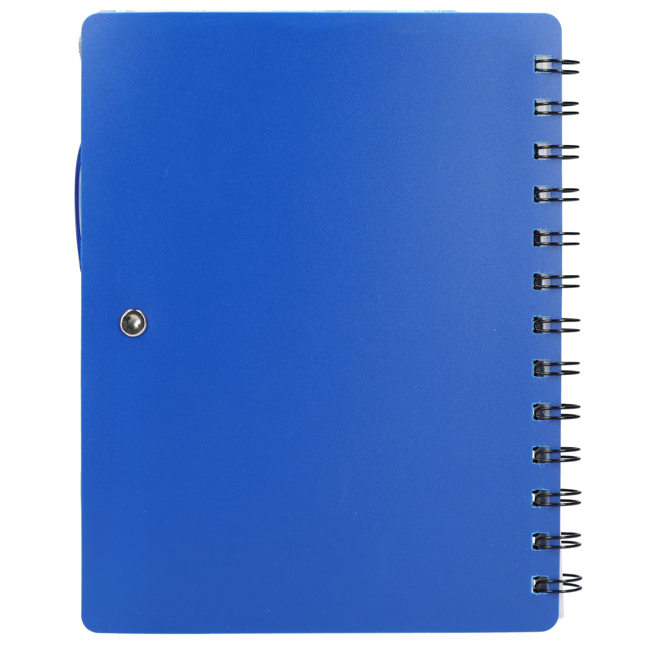 Picture of 5'' x 7'' Recycled Dual Pocket Spiral Notebook w Pen