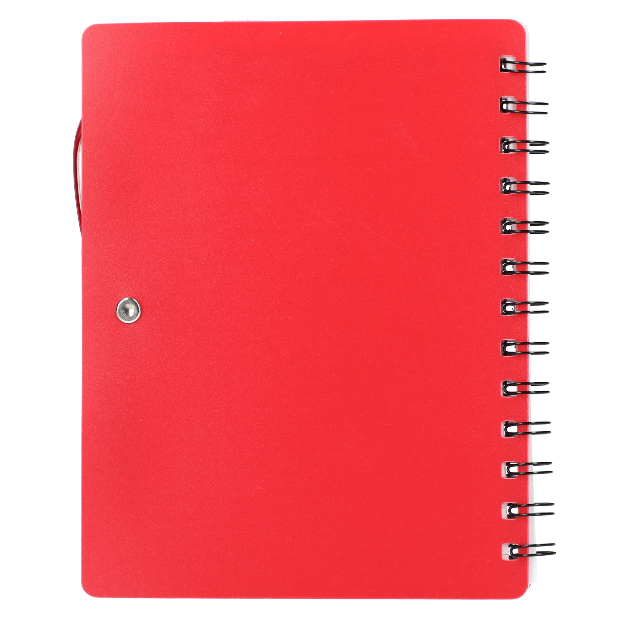 Picture of 5'' x 7'' Recycled Dual Pocket Spiral Notebook w Pen
