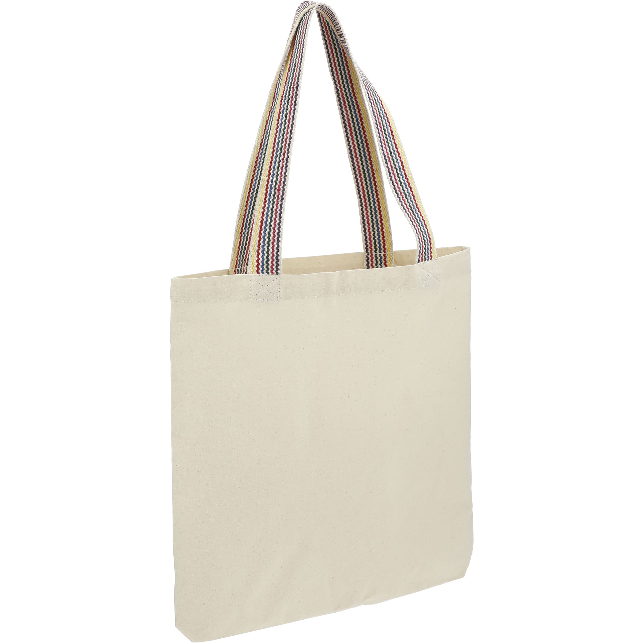 Picture of Rainbow Recycled 6oz Cotton Convention Tote