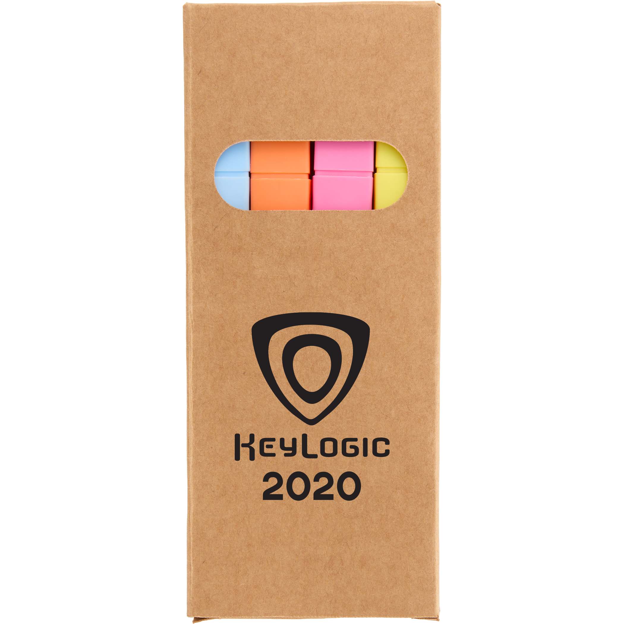 Picture of 4-Piece Square Recycled Highlighter Set