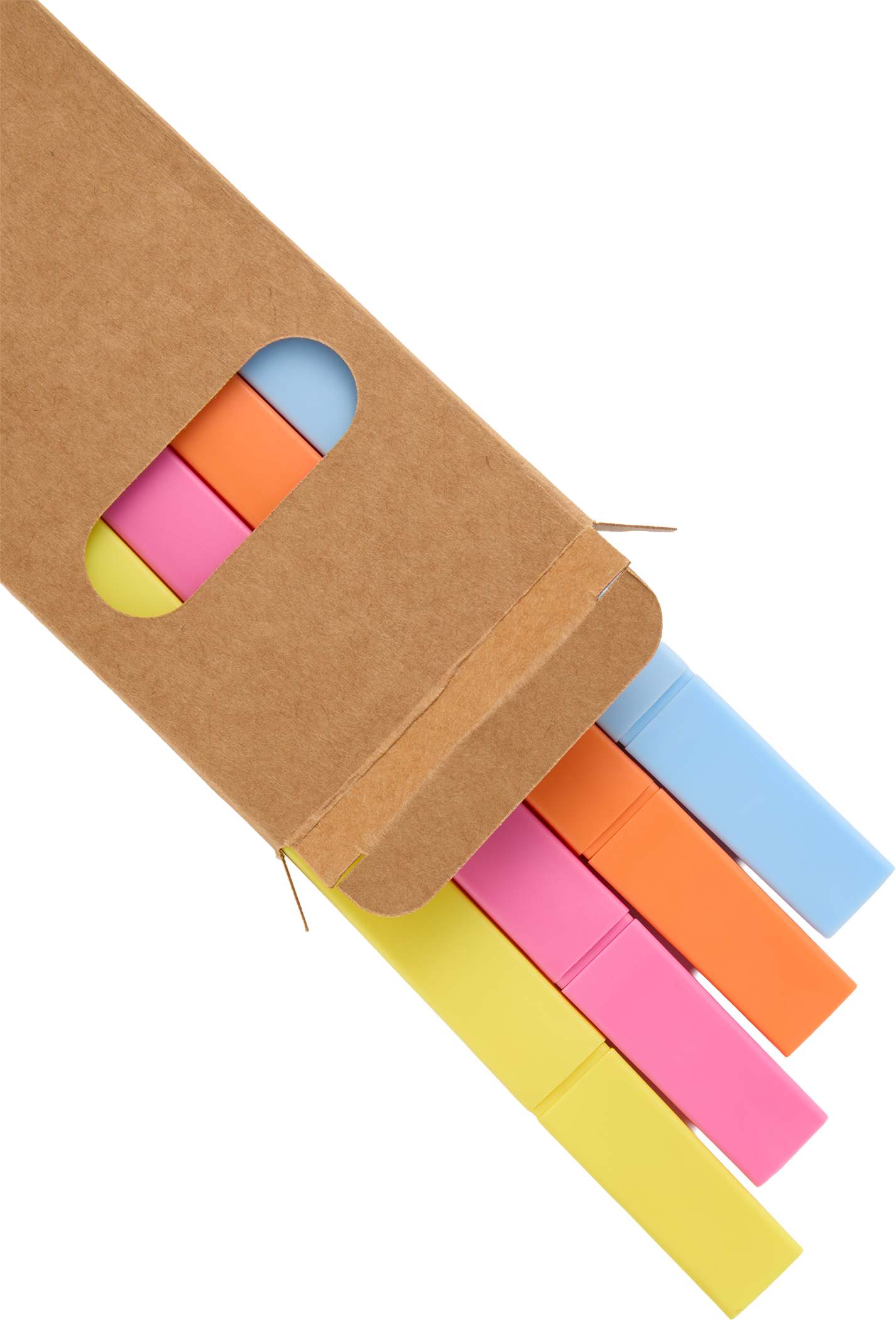 Picture of 4-Piece Square Recycled Highlighter Set