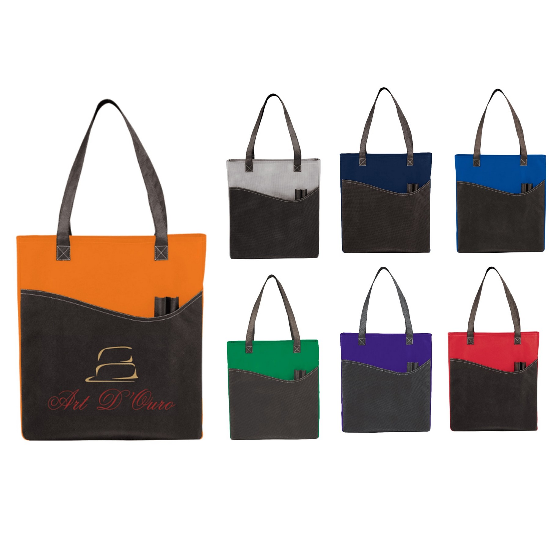 Picture of Rivers Pocket Non-Woven Convention Tote