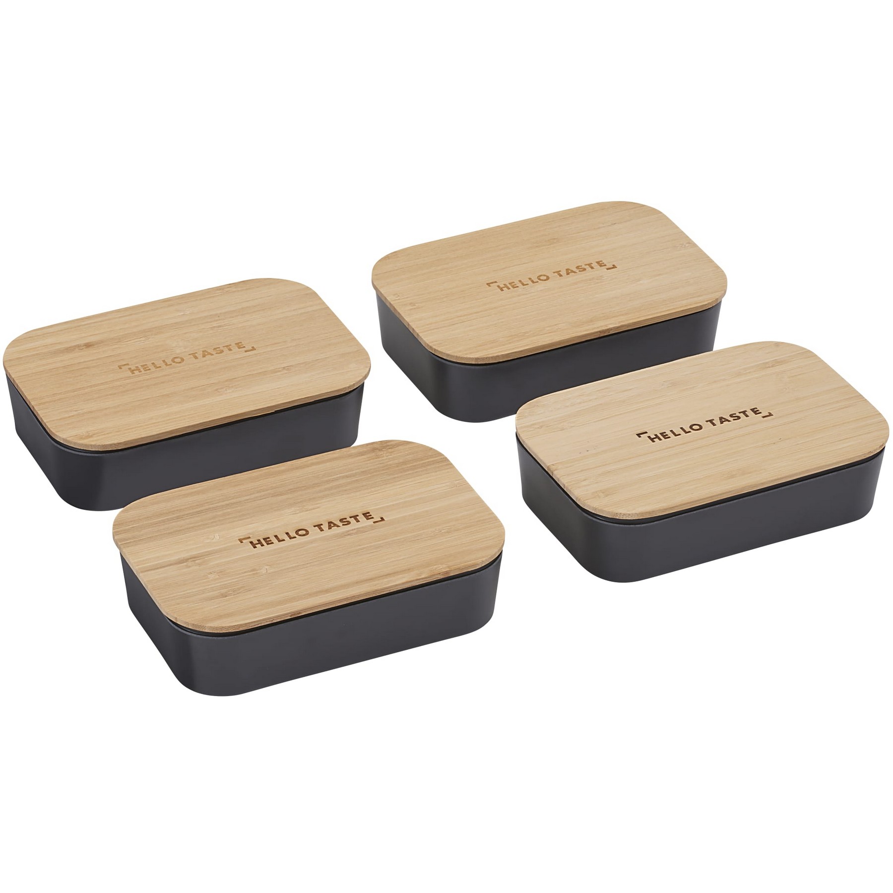 Picture of Bamboo Fiber Lunch Box with Cutting Board Lid
