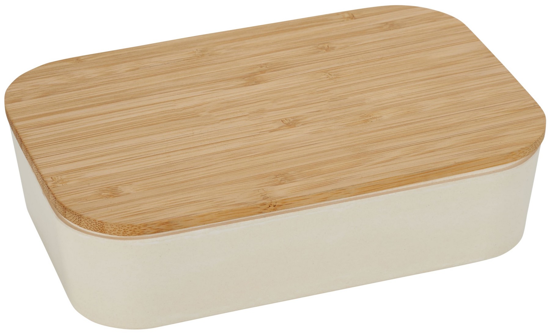 Picture of Bamboo Fiber Lunch Box with Cutting Board Lid