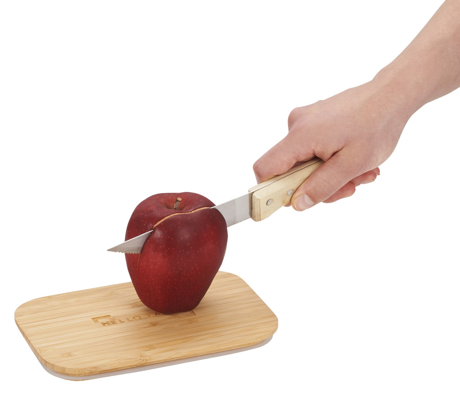 Picture of Bamboo Fiber Lunch Box with Cutting Board Lid