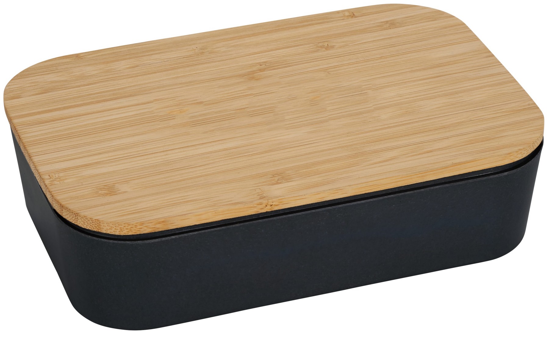 Picture of Bamboo Fiber Lunch Box with Cutting Board Lid