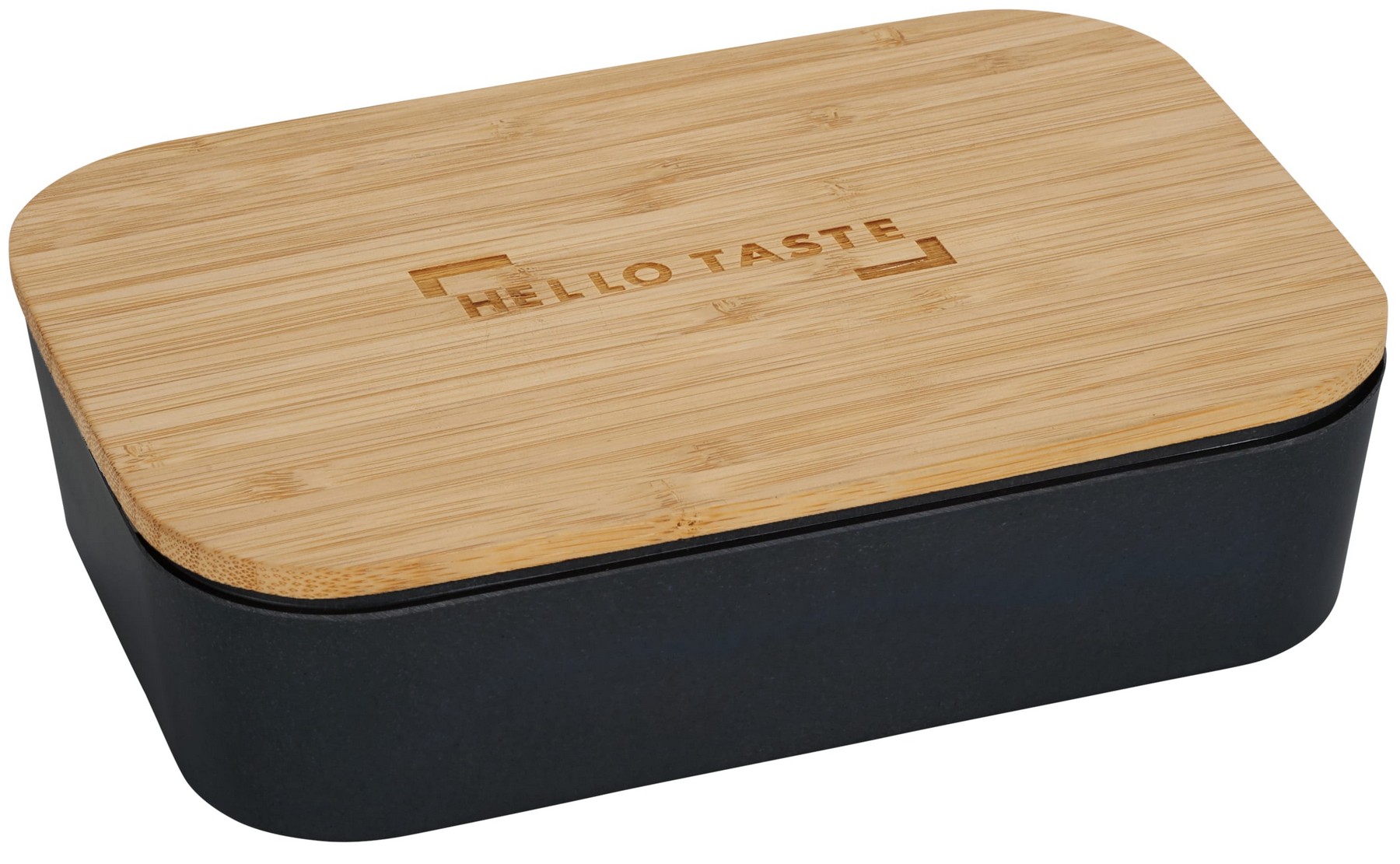Picture of Bamboo Fiber Lunch Box with Cutting Board Lid