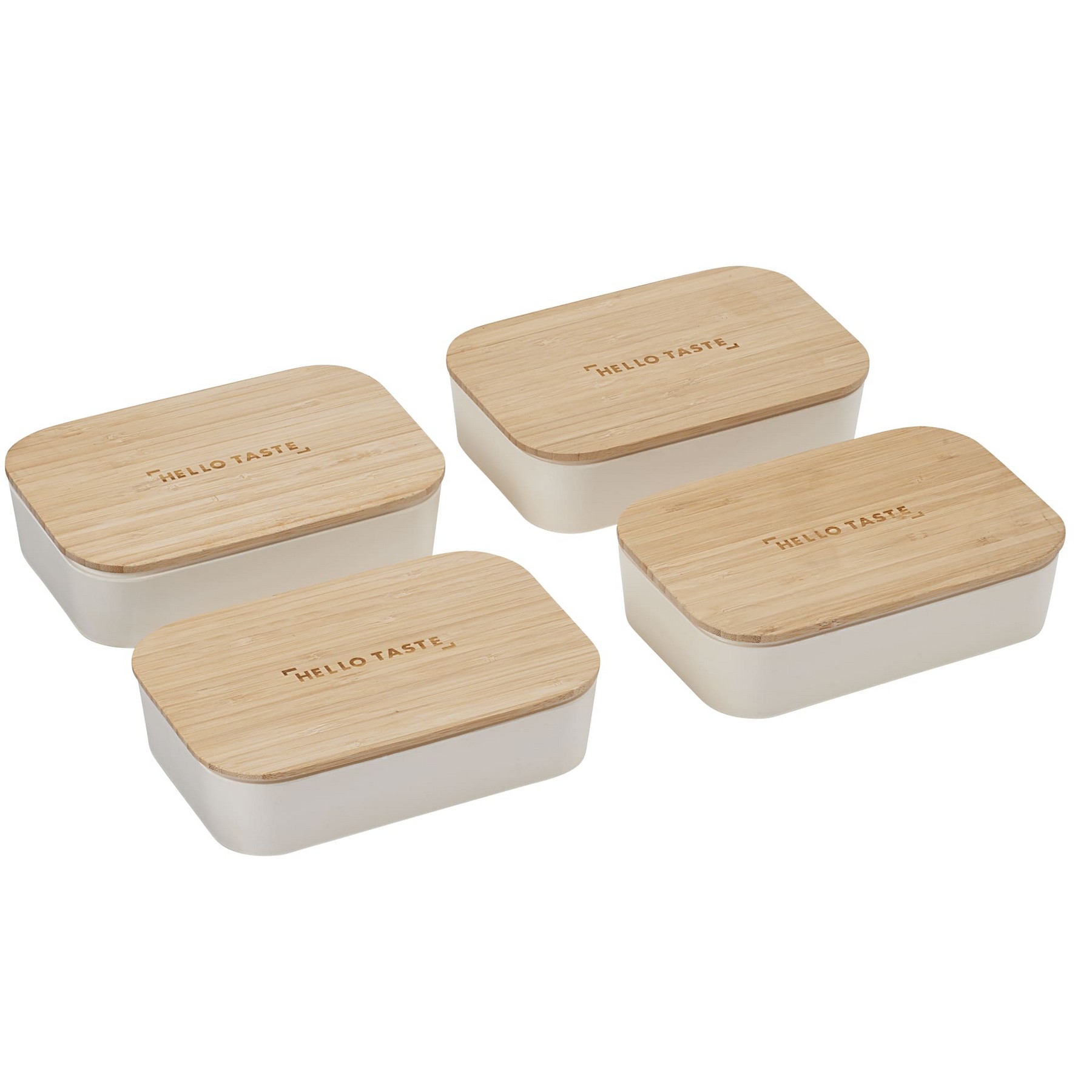 Picture of Bamboo Fiber Lunch Box with Cutting Board Lid