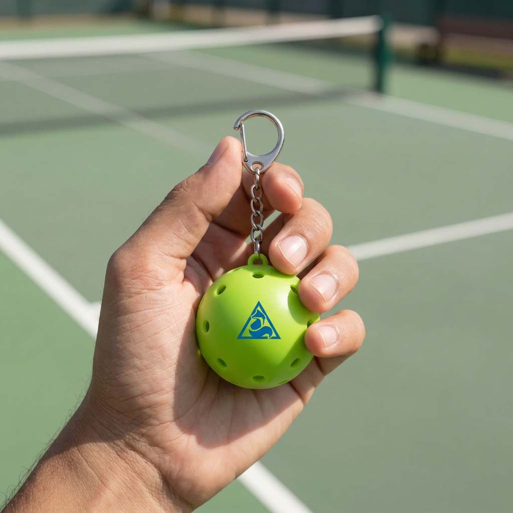 Picture of Recycled Pickleball SPF15 Lip Balm Keychain