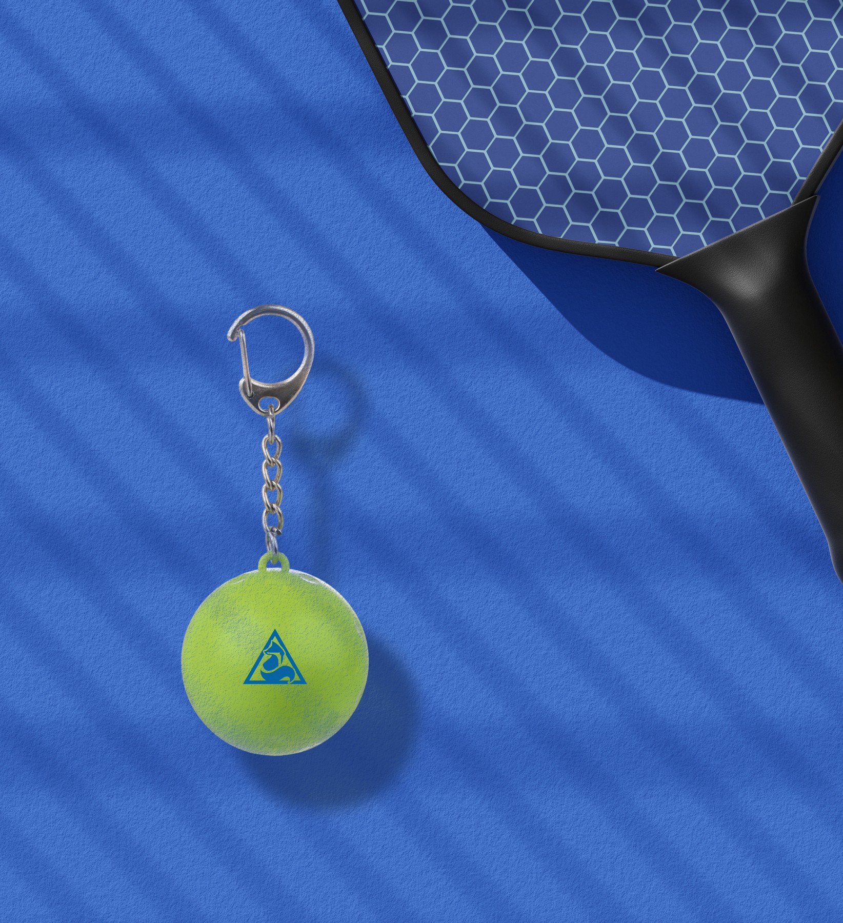 Picture of Recycled Pickleball SPF15 Lip Balm Keychain
