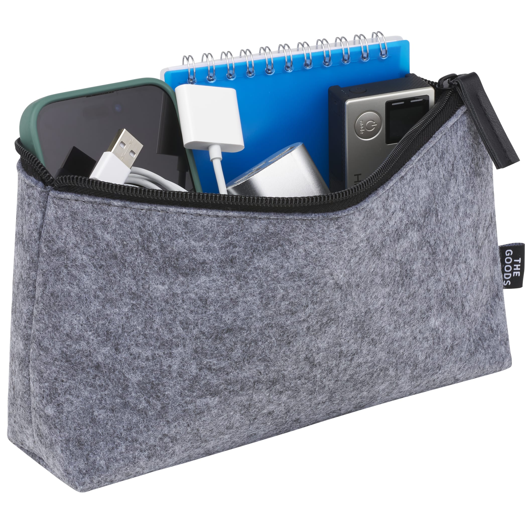 Picture of THE GOODS™ Recycled Felt Zippered Pouch
