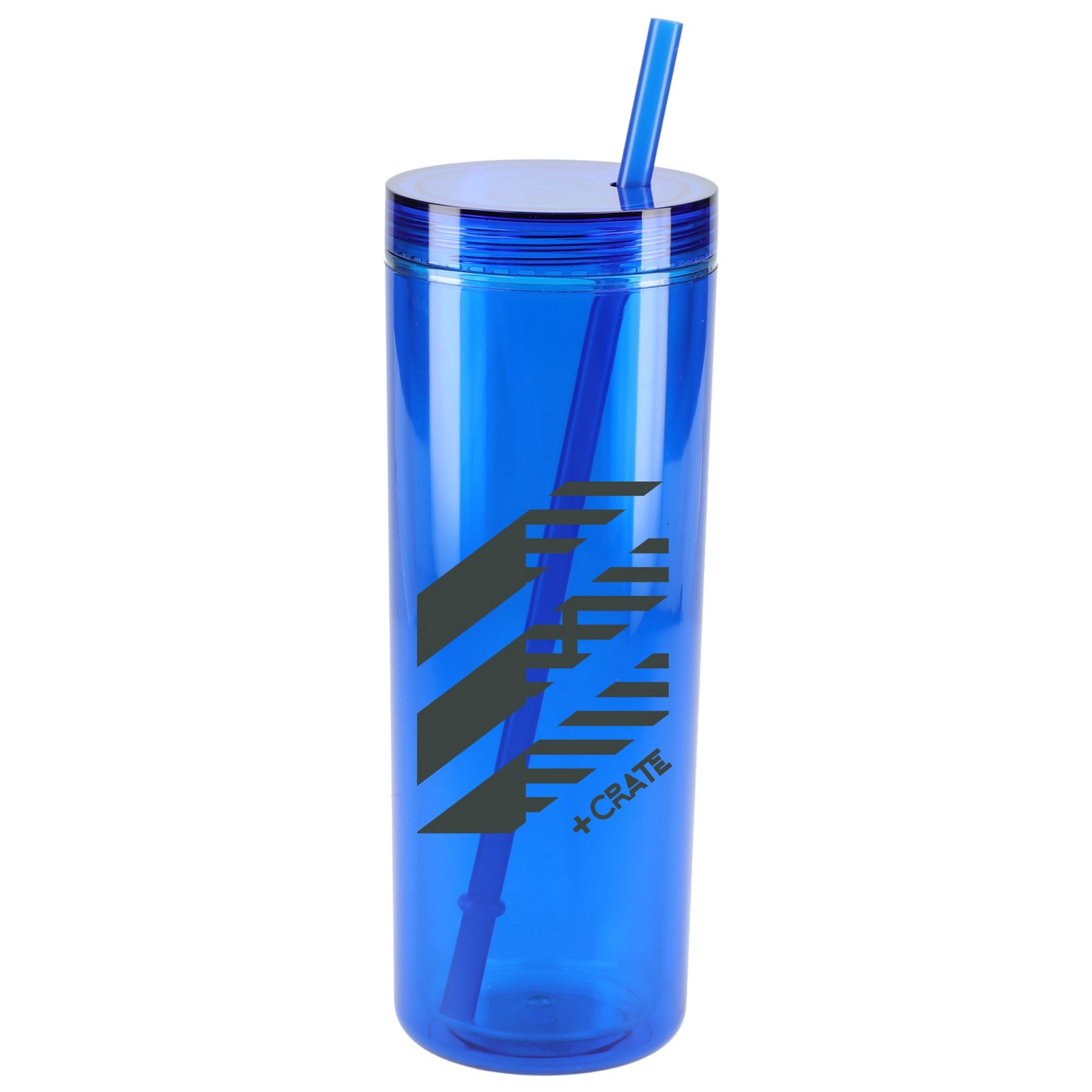 Picture of Chroma Recycled Acrylic Skinny Tumbler 16oz