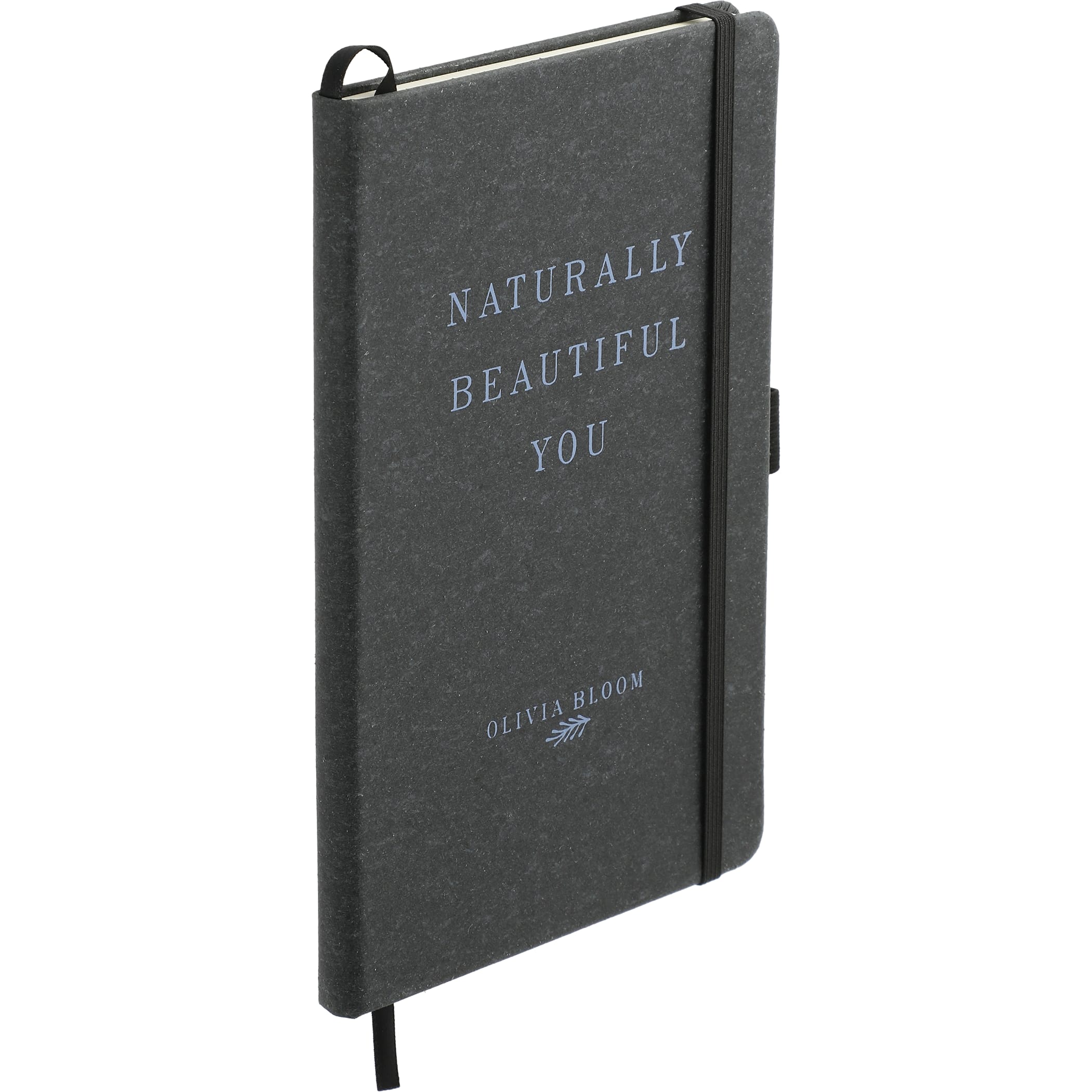 Picture of 5.5'' x 8.5'' FSC® Mix Recycled Leather Bound Journal