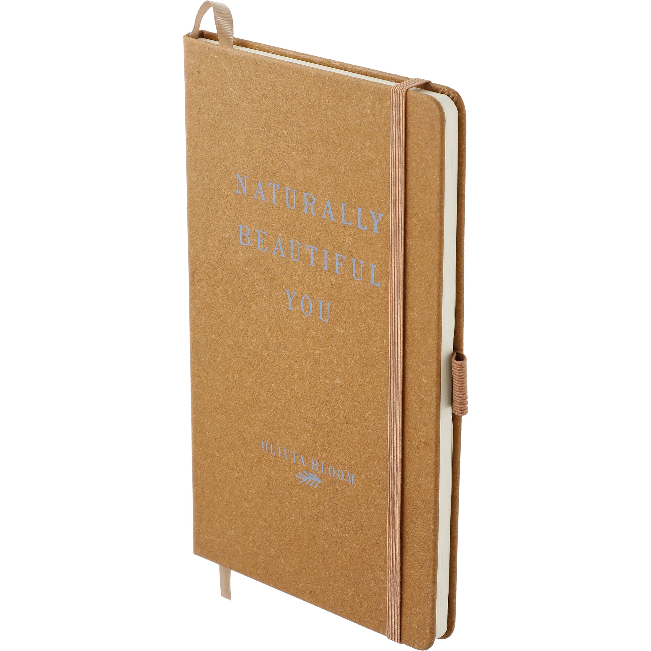 Picture of 5.5'' x 8.5'' FSC® Mix Recycled Leather Bound Journal