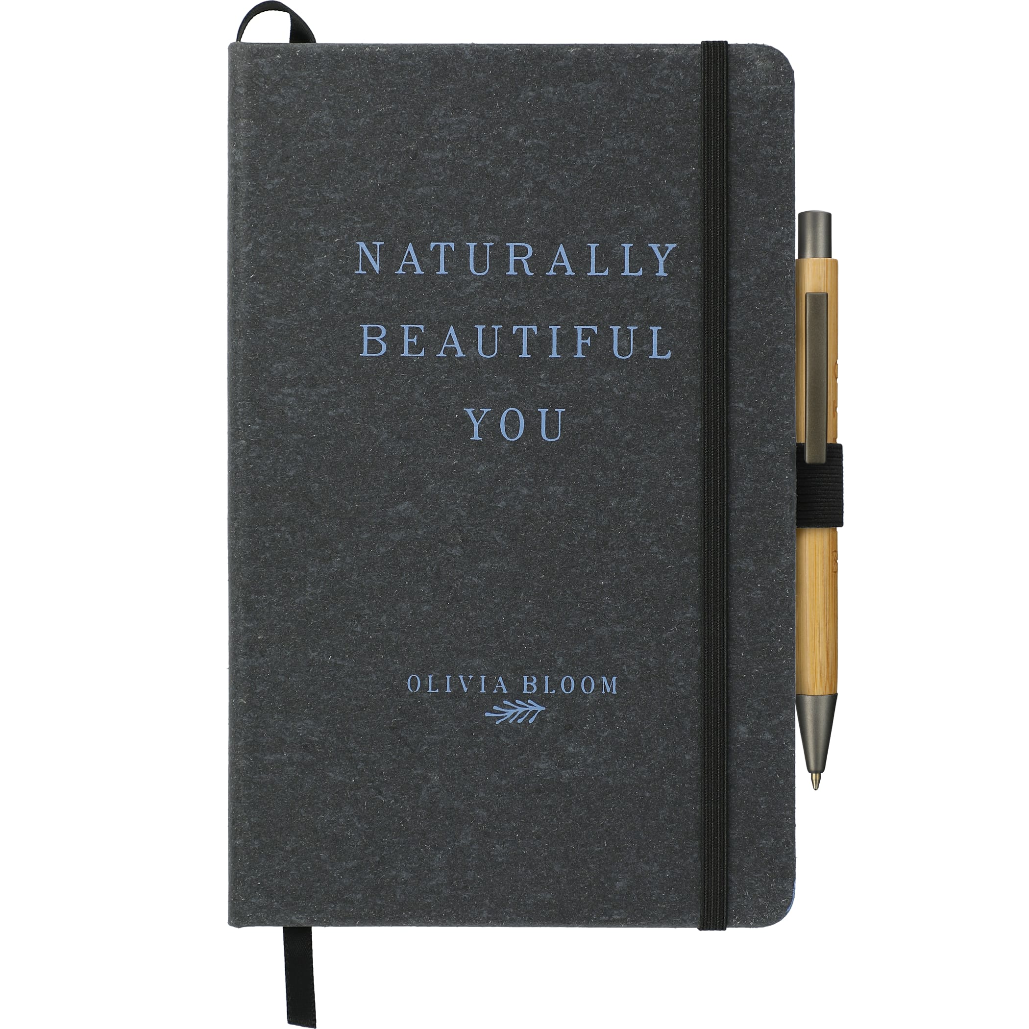 Picture of 5.5'' x 8.5'' FSC® Mix Recycled Leather Bound Journal
