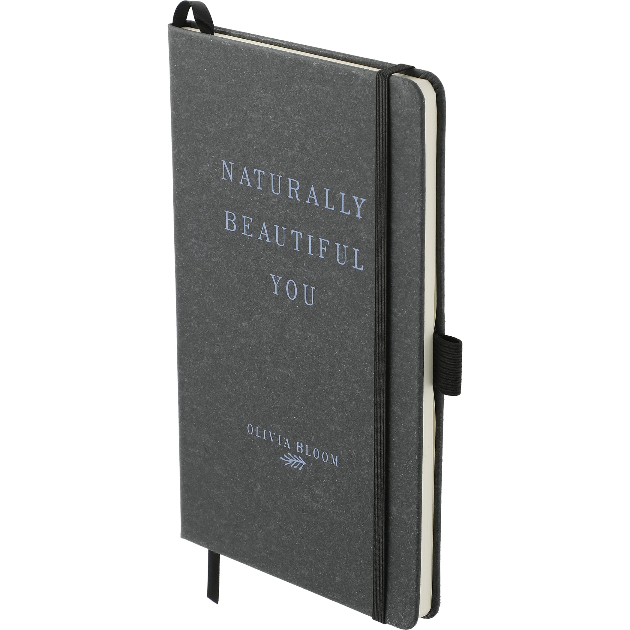 Picture of 5.5'' x 8.5'' FSC® Mix Recycled Leather Bound Journal