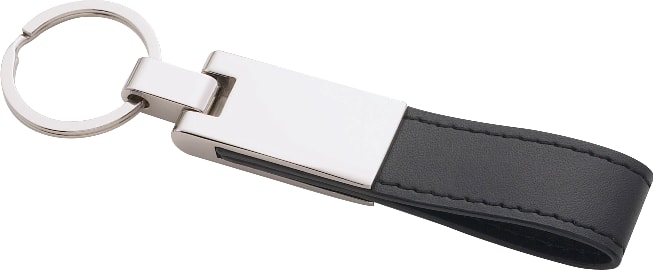 Picture of UltraHyde Silver Key Ring