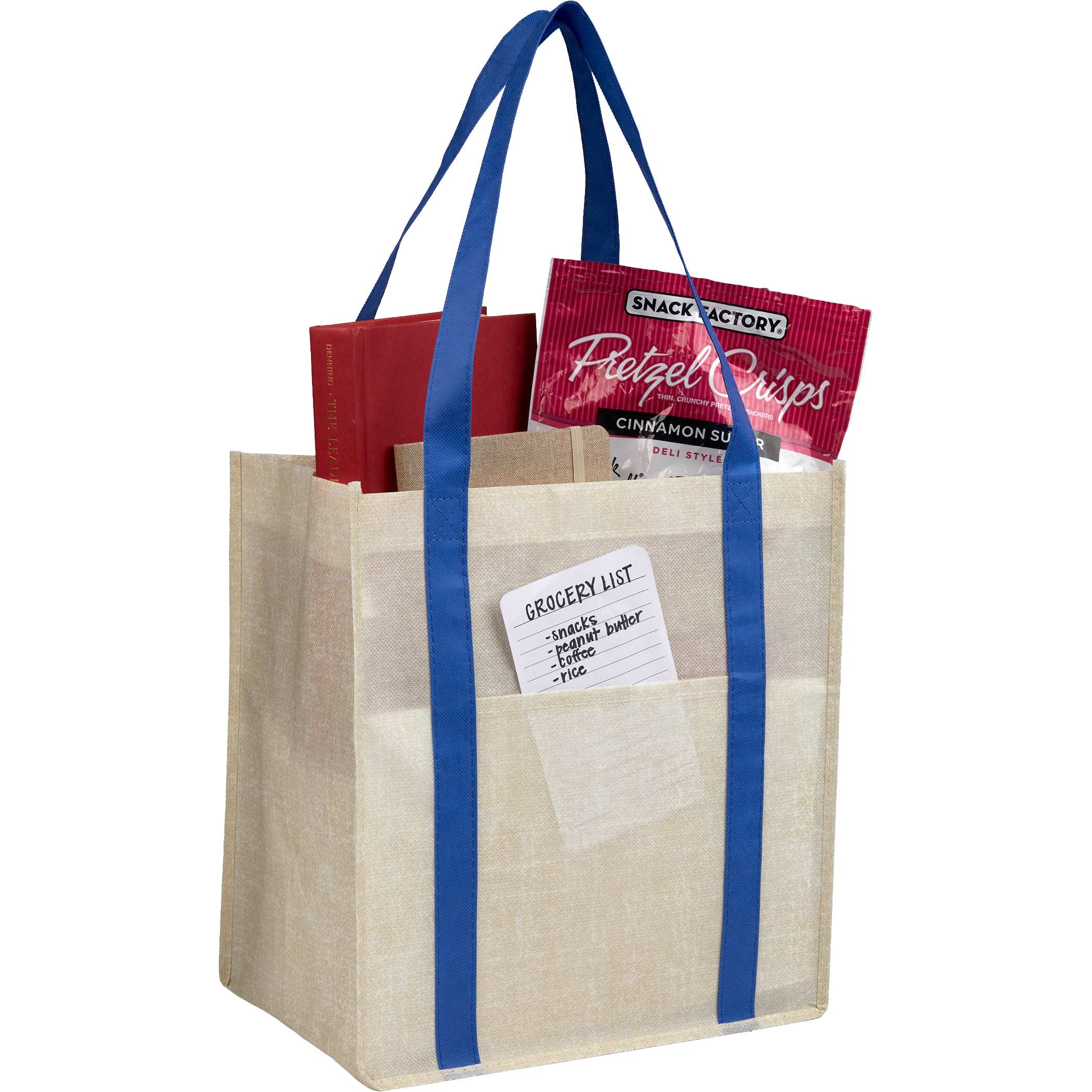 Picture of Pluto Recycled Non-Woven Small Grocery Tote