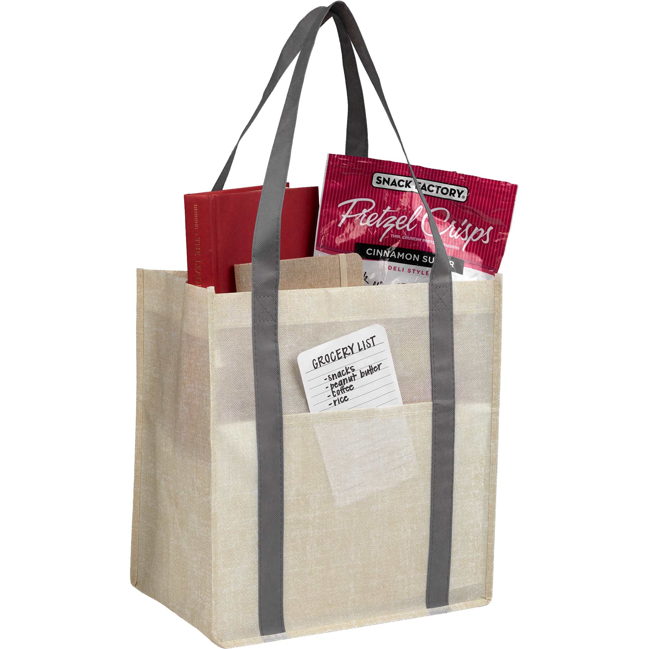 Picture of Pluto Recycled Non-Woven Small Grocery Tote