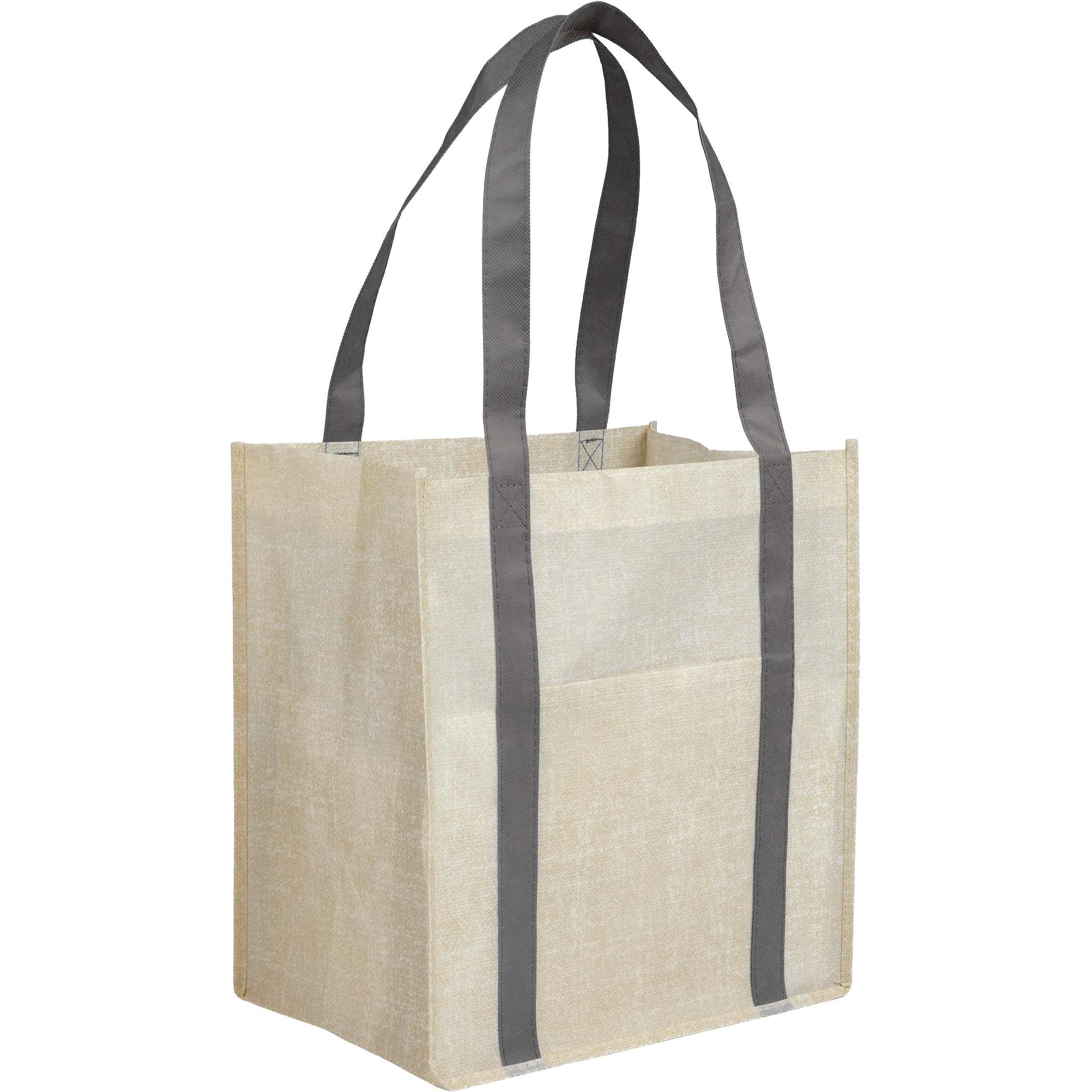 Picture of Pluto Recycled Non-Woven Small Grocery Tote
