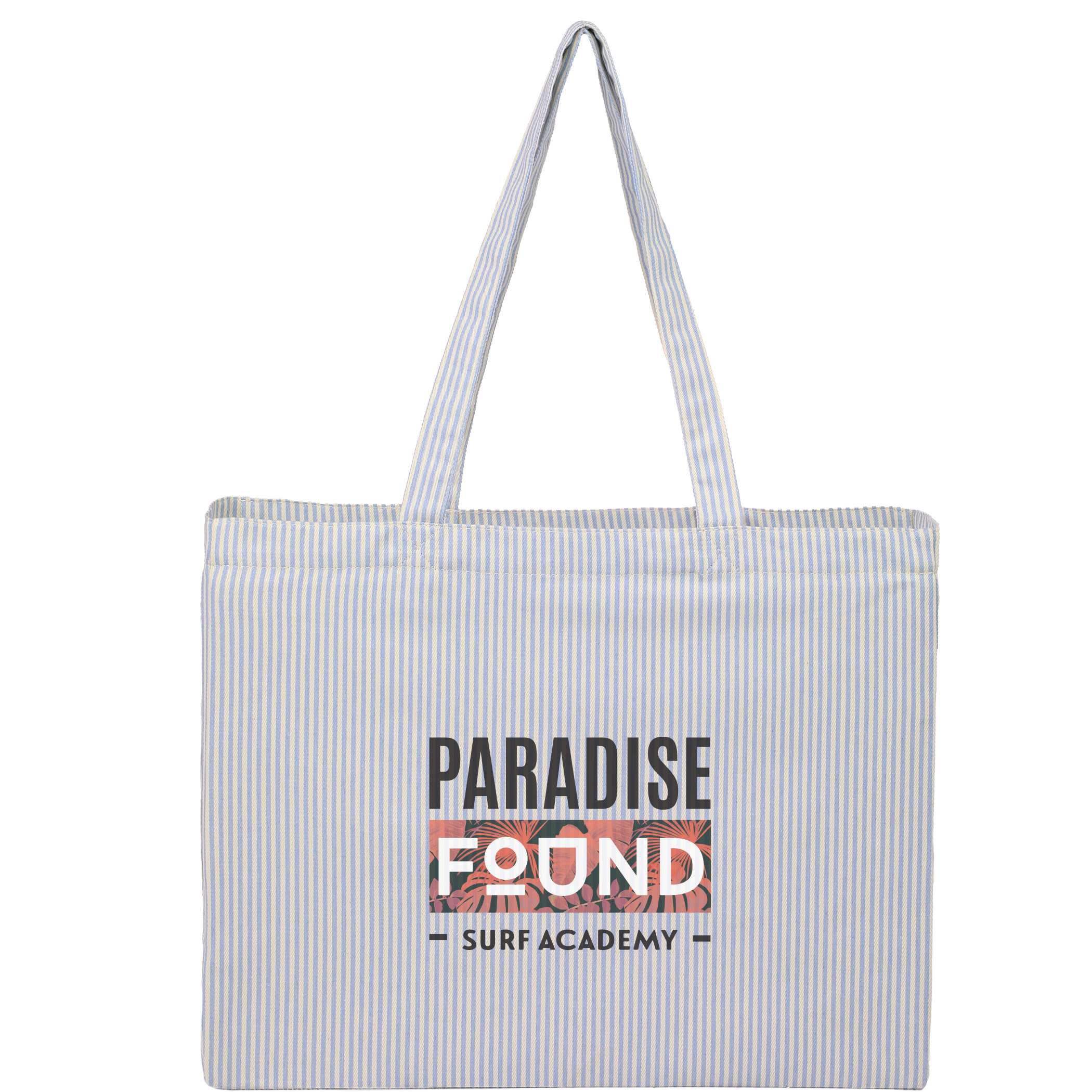 Picture of Striped Pacific Recycled Cotton Shopper Tote