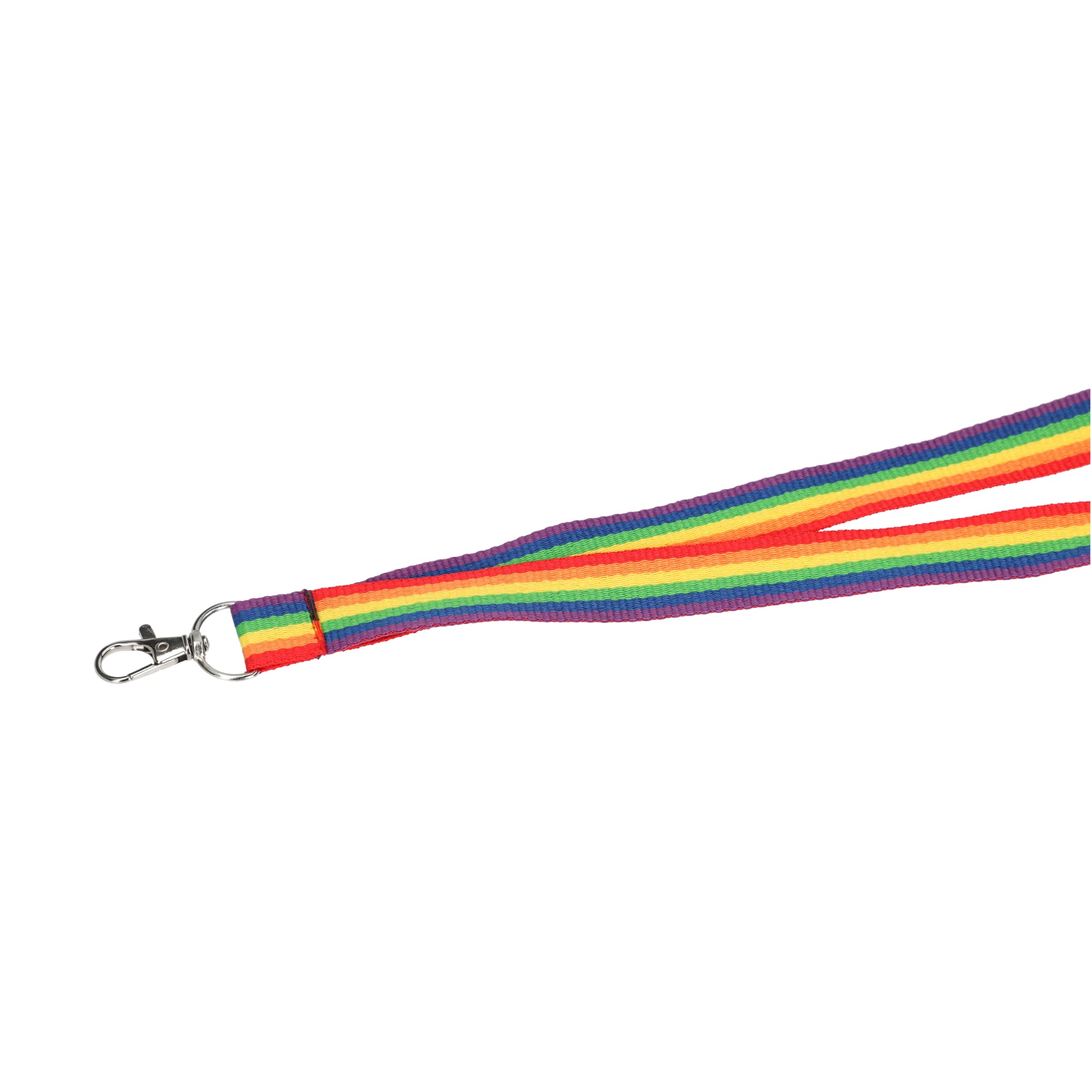 Picture of Recycled Polyester Rainbow Lanyard