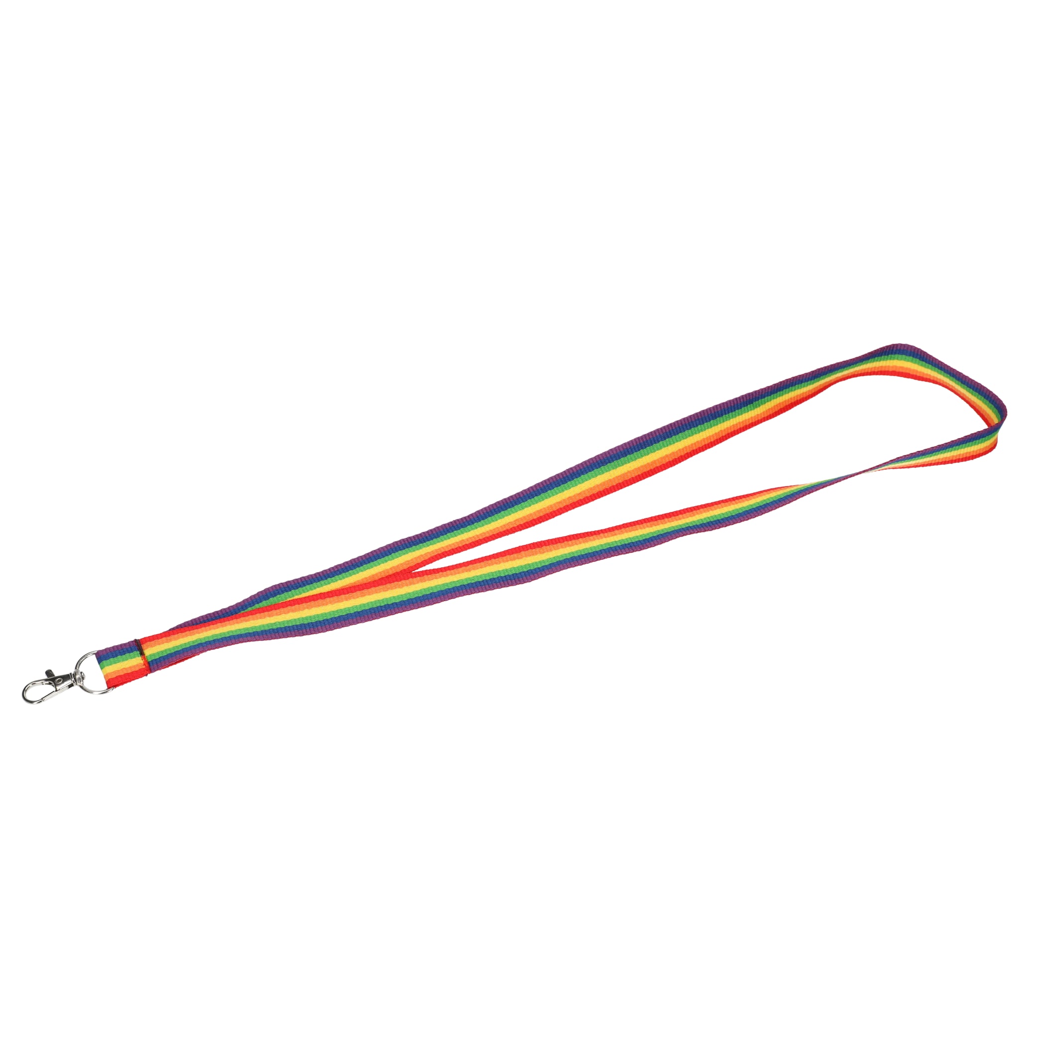 Picture of Recycled Polyester Rainbow Lanyard