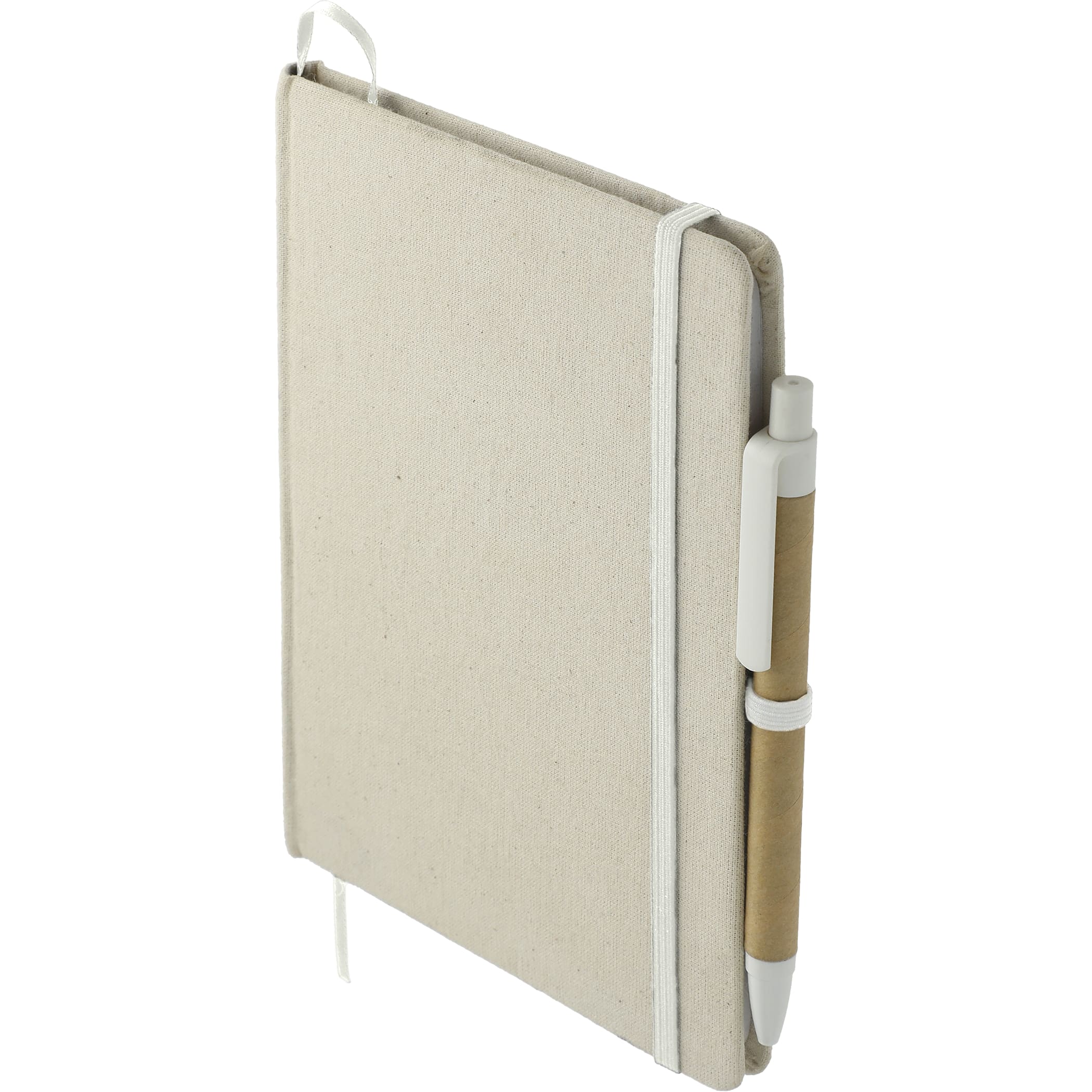 Picture of 5'' x 7'' Organic Cotton Bound Notebook w/Pen