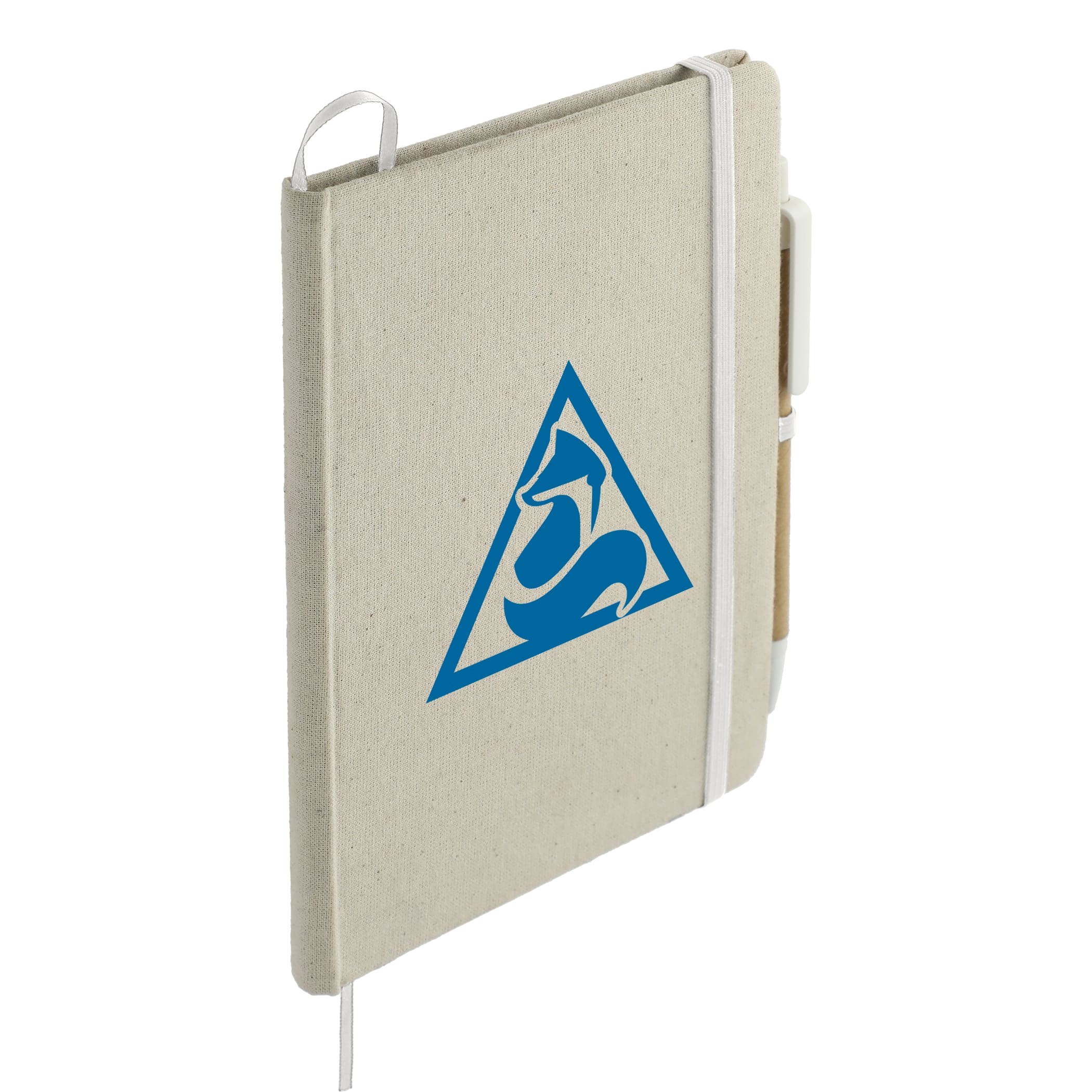 Picture of 5'' x 7'' Organic Cotton Bound Notebook w/Pen