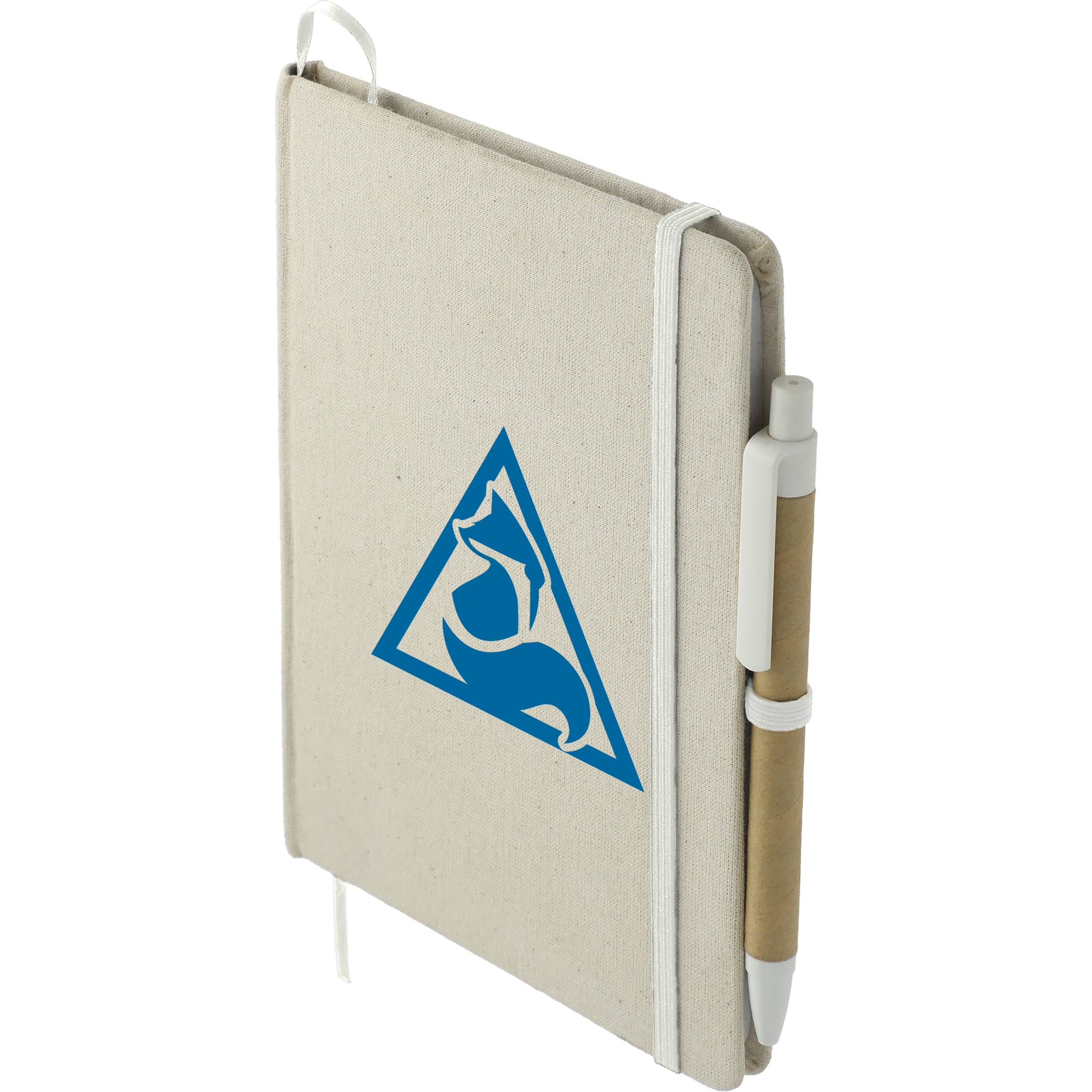 Picture of 5'' x 7'' Organic Cotton Bound Notebook w/Pen
