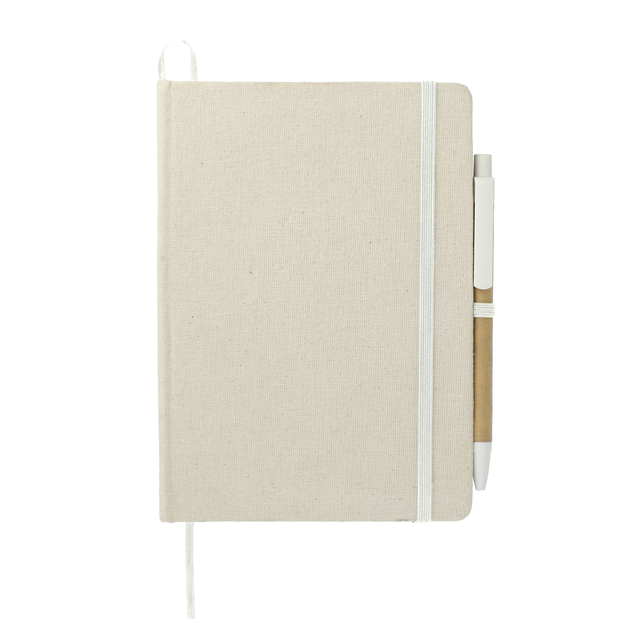 Picture of 5'' x 7'' Organic Cotton Bound Notebook w/Pen
