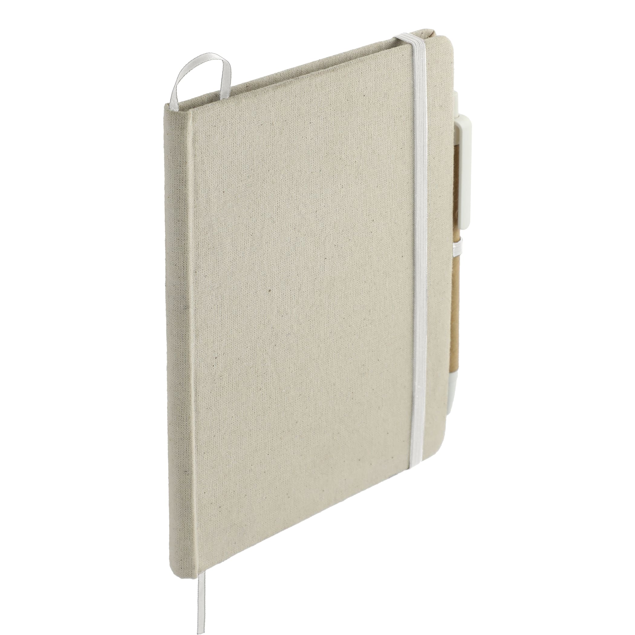 Picture of 5'' x 7'' Organic Cotton Bound Notebook w/Pen