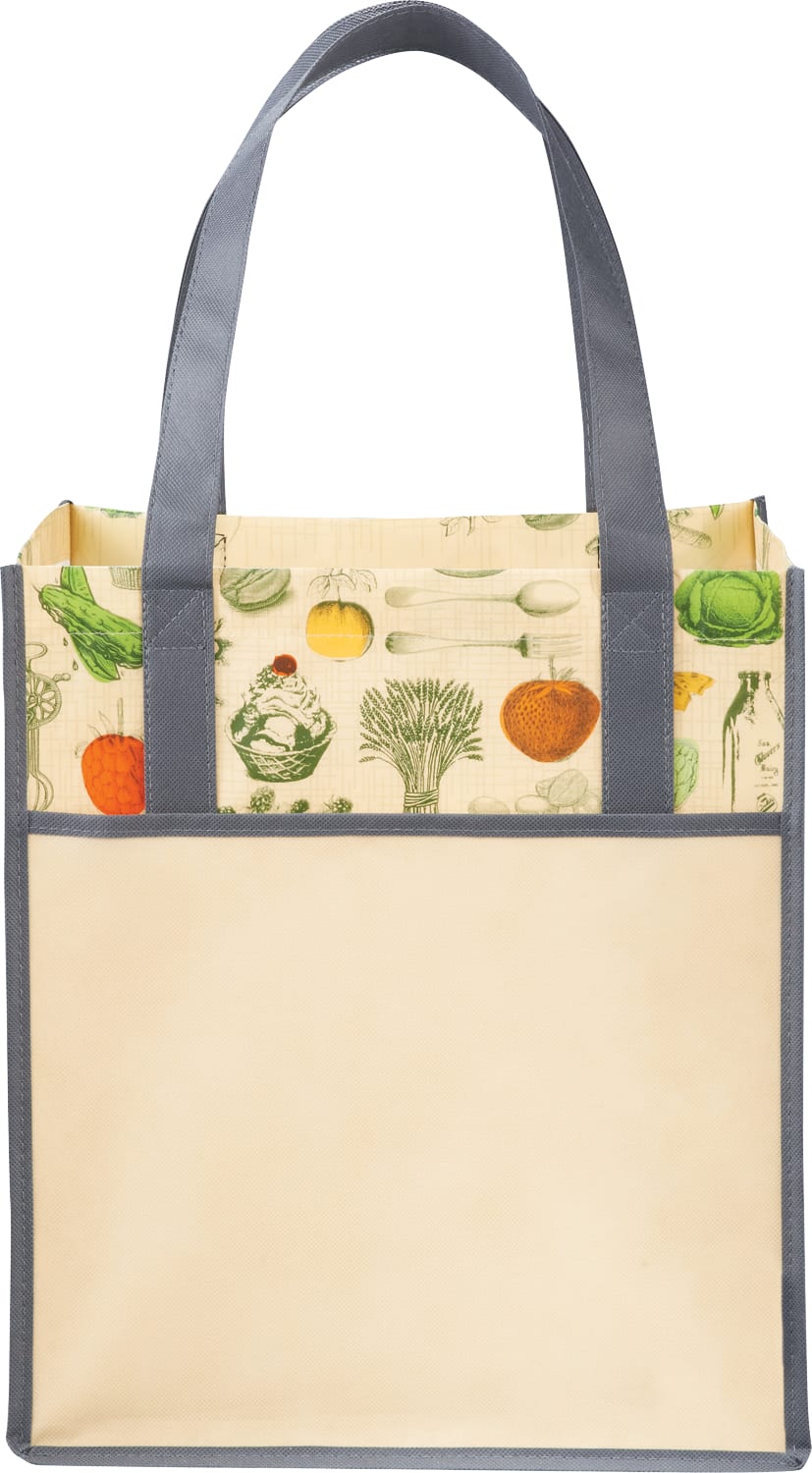 Picture of Big Grocery Vintage Laminated Non-Woven Tote