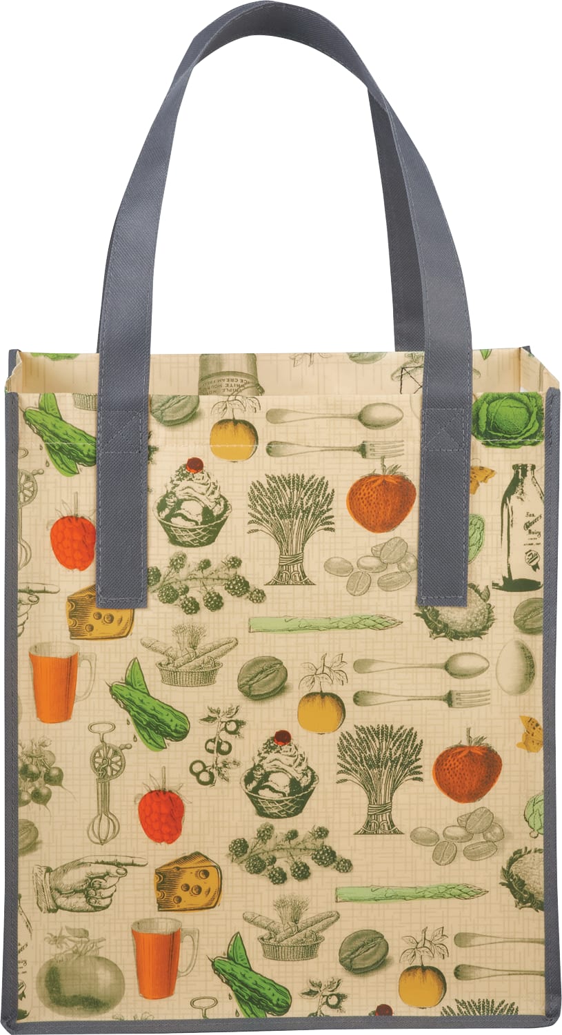 Picture of Big Grocery Vintage Laminated Non-Woven Tote