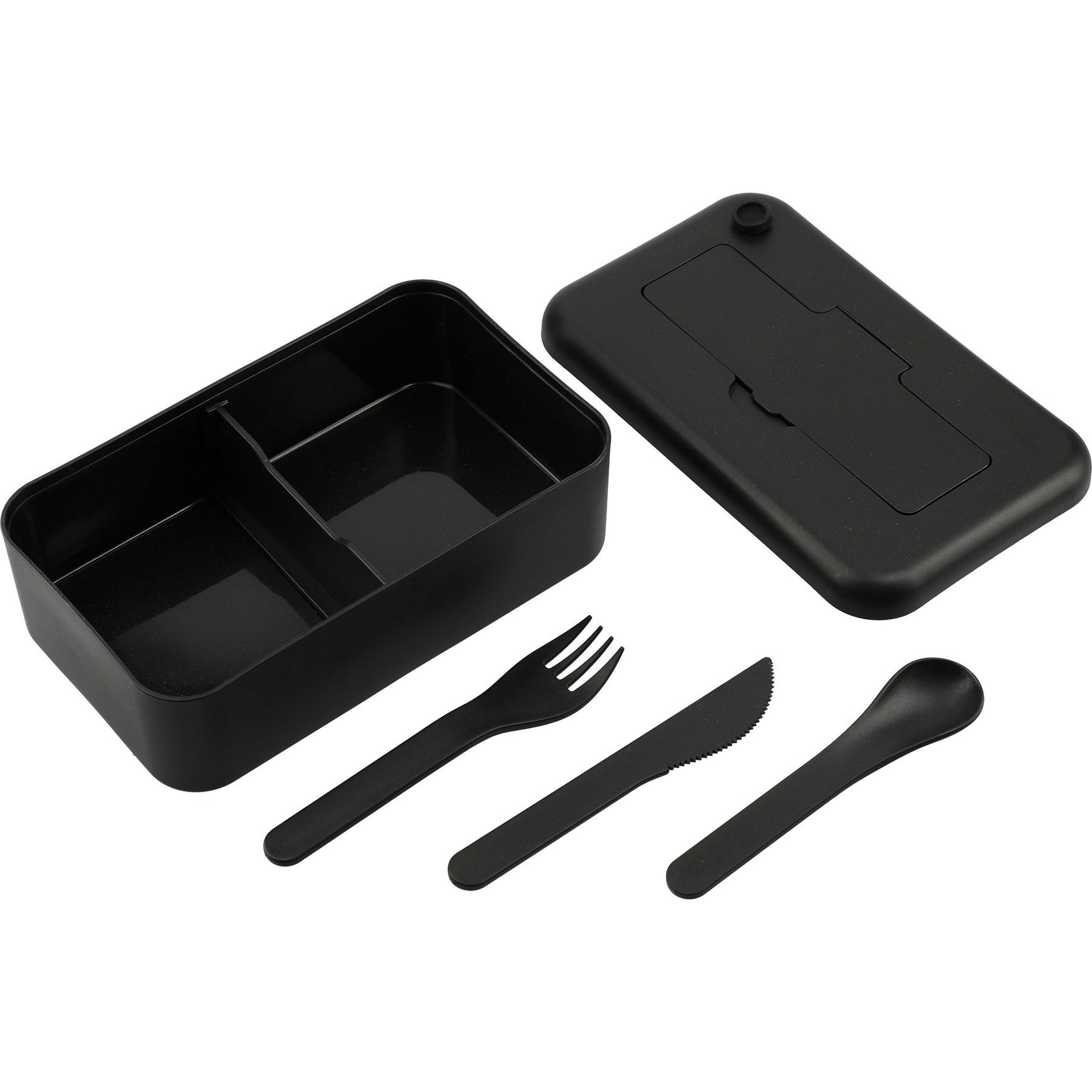 Picture of Bamboo Fiber Lunch Box with Utensils