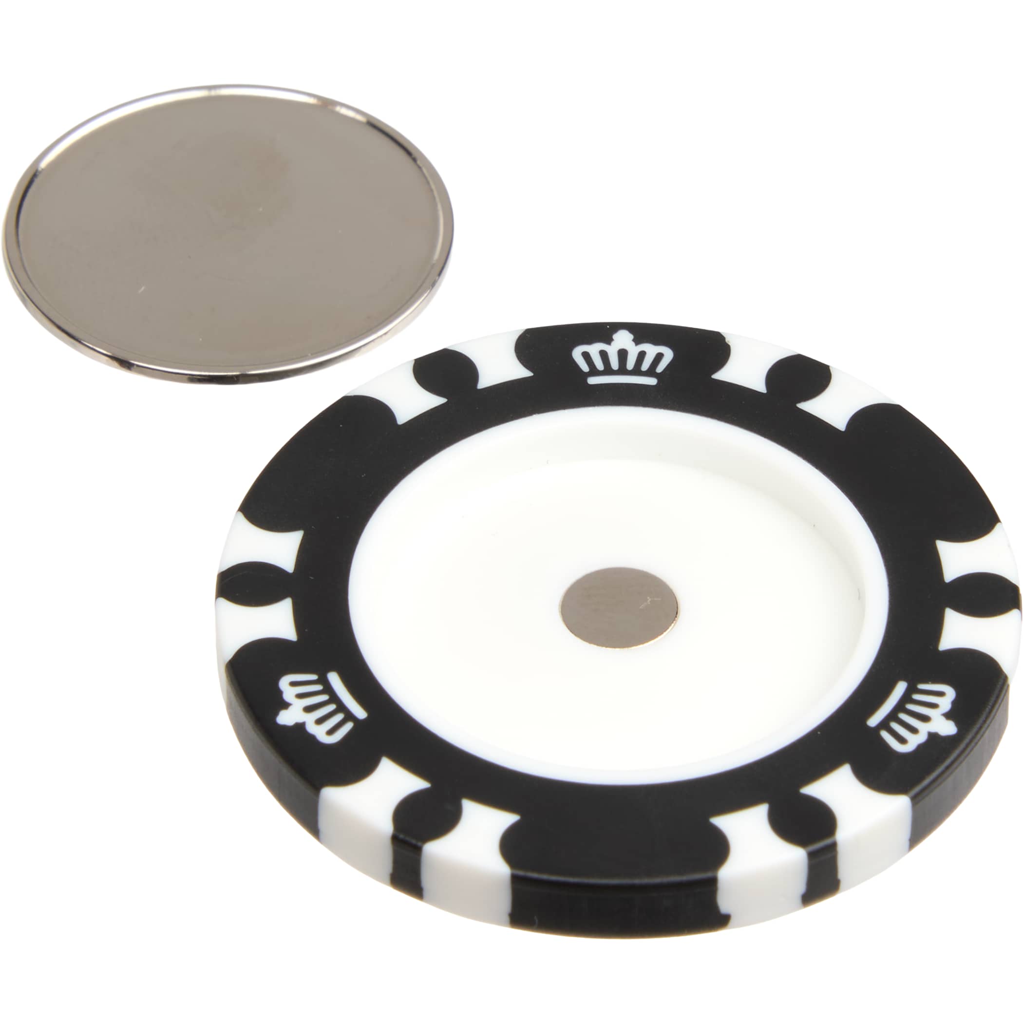 Picture of Recycled Poker Chip w/ Metal Ballmarker
