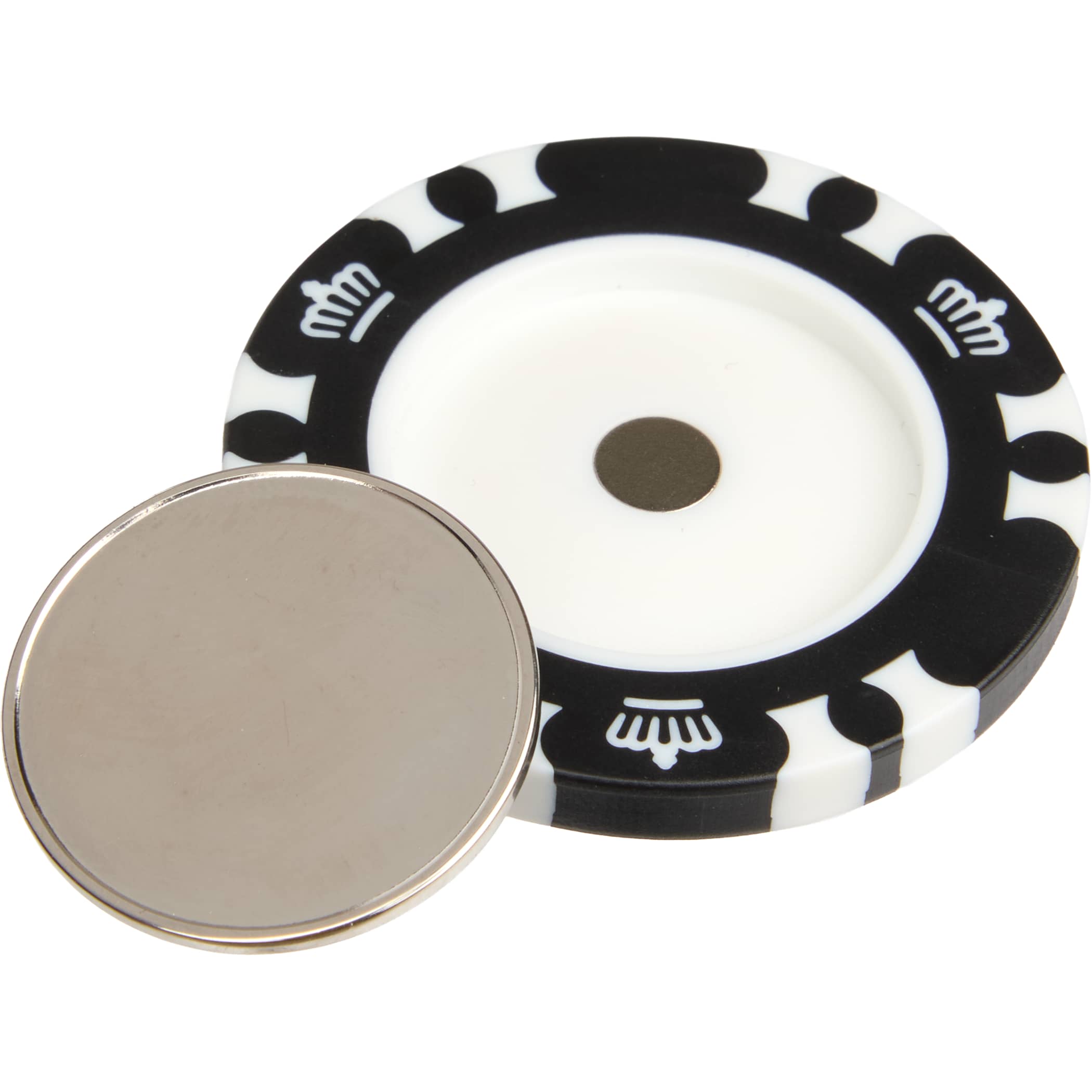 Picture of Recycled Poker Chip w/ Metal Ballmarker