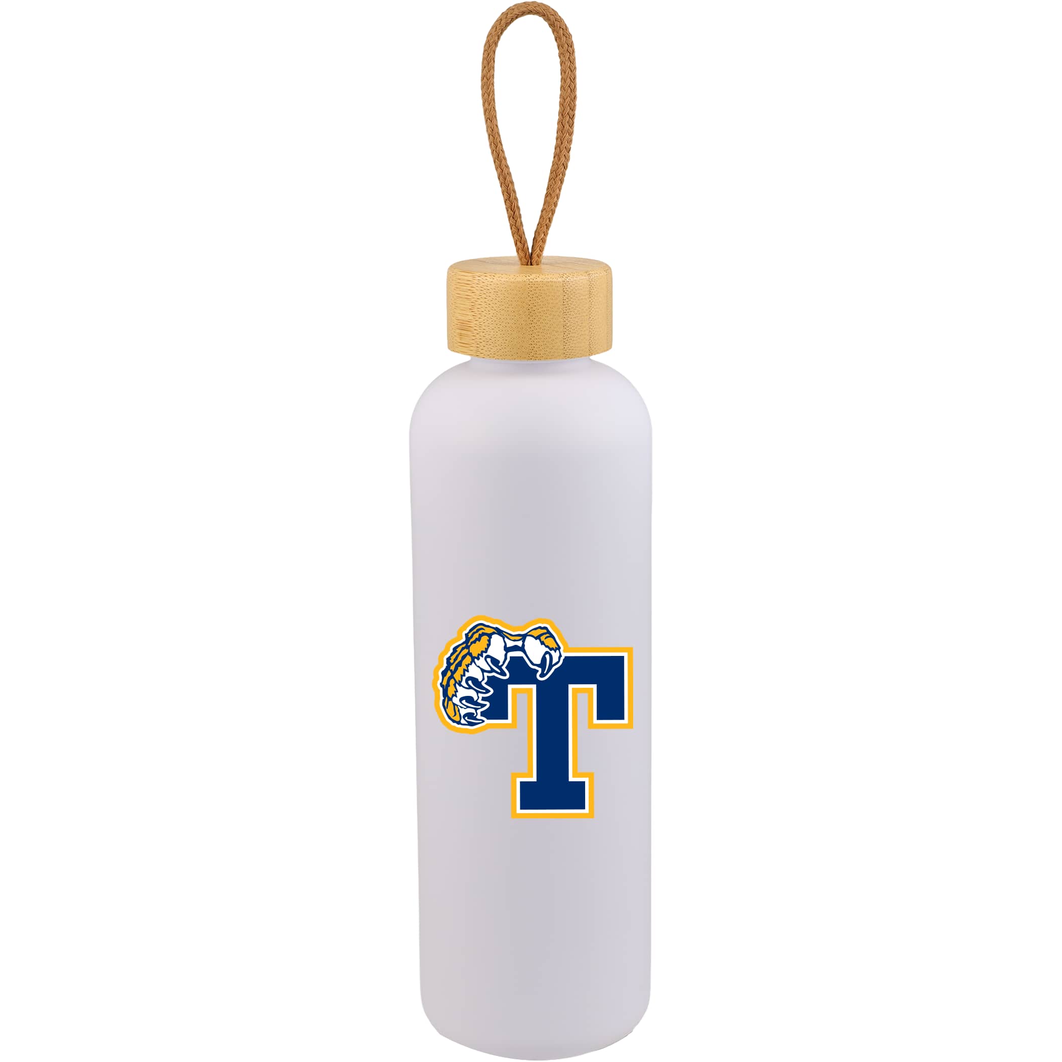 Picture of Tania Recycled Bottle w/ FSC® Bamboo Lid 26oz