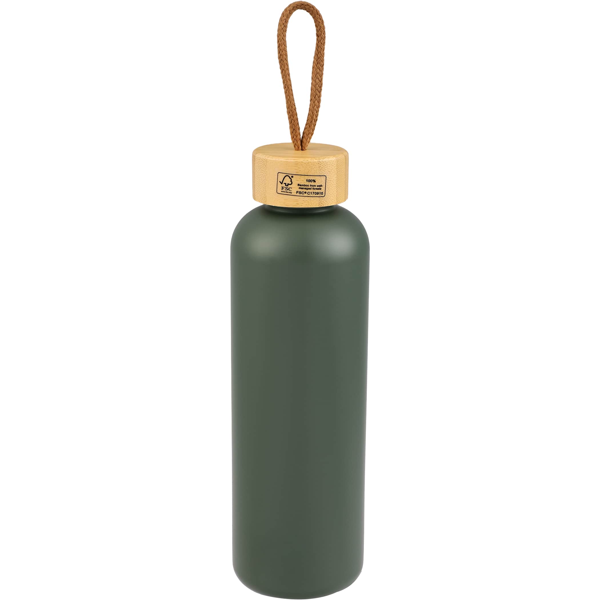 Picture of Tania Recycled Bottle w/ FSC® Bamboo Lid 26oz