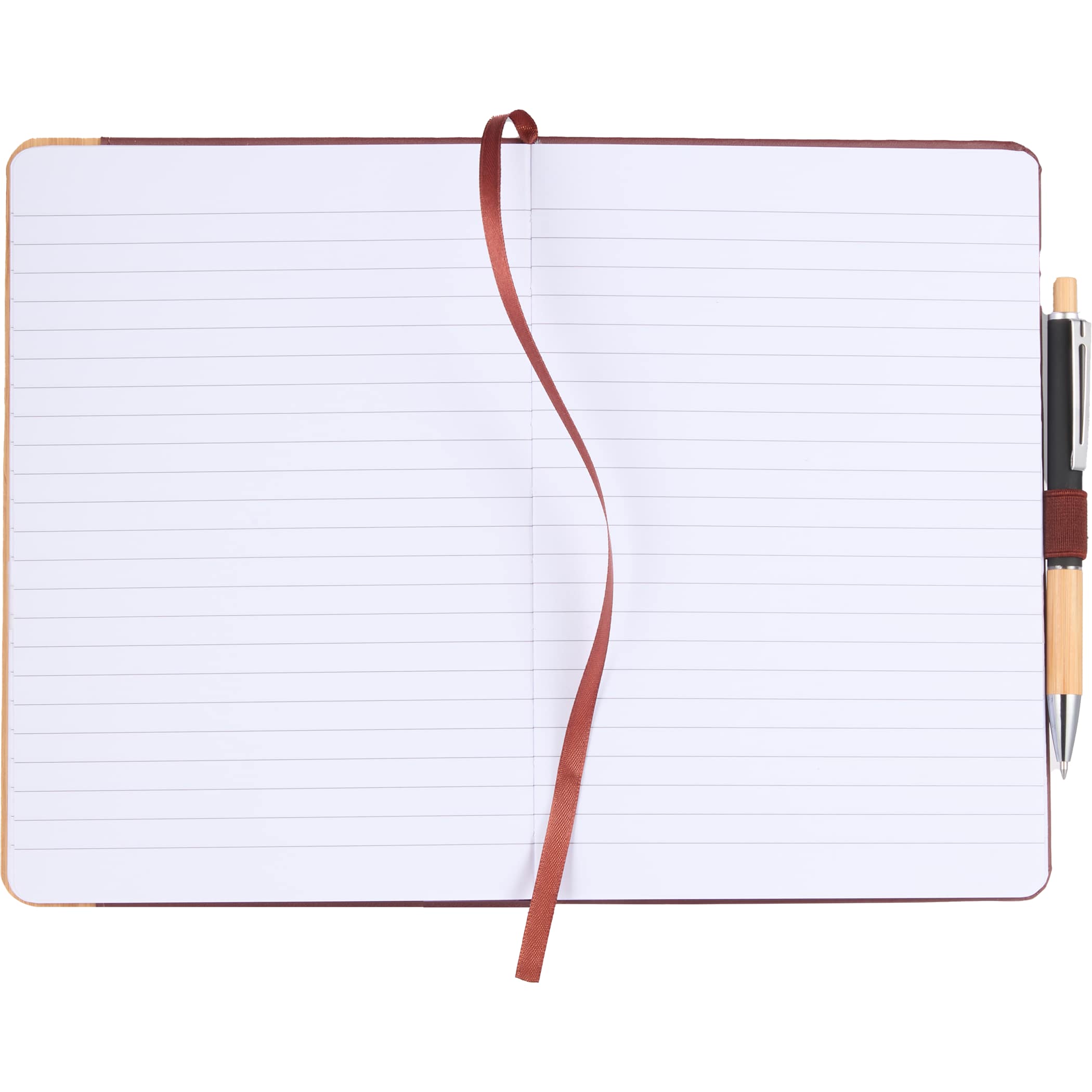 Picture of 5.5'' x 8.5'' FSC® Recycled Kia Bamboo Journal